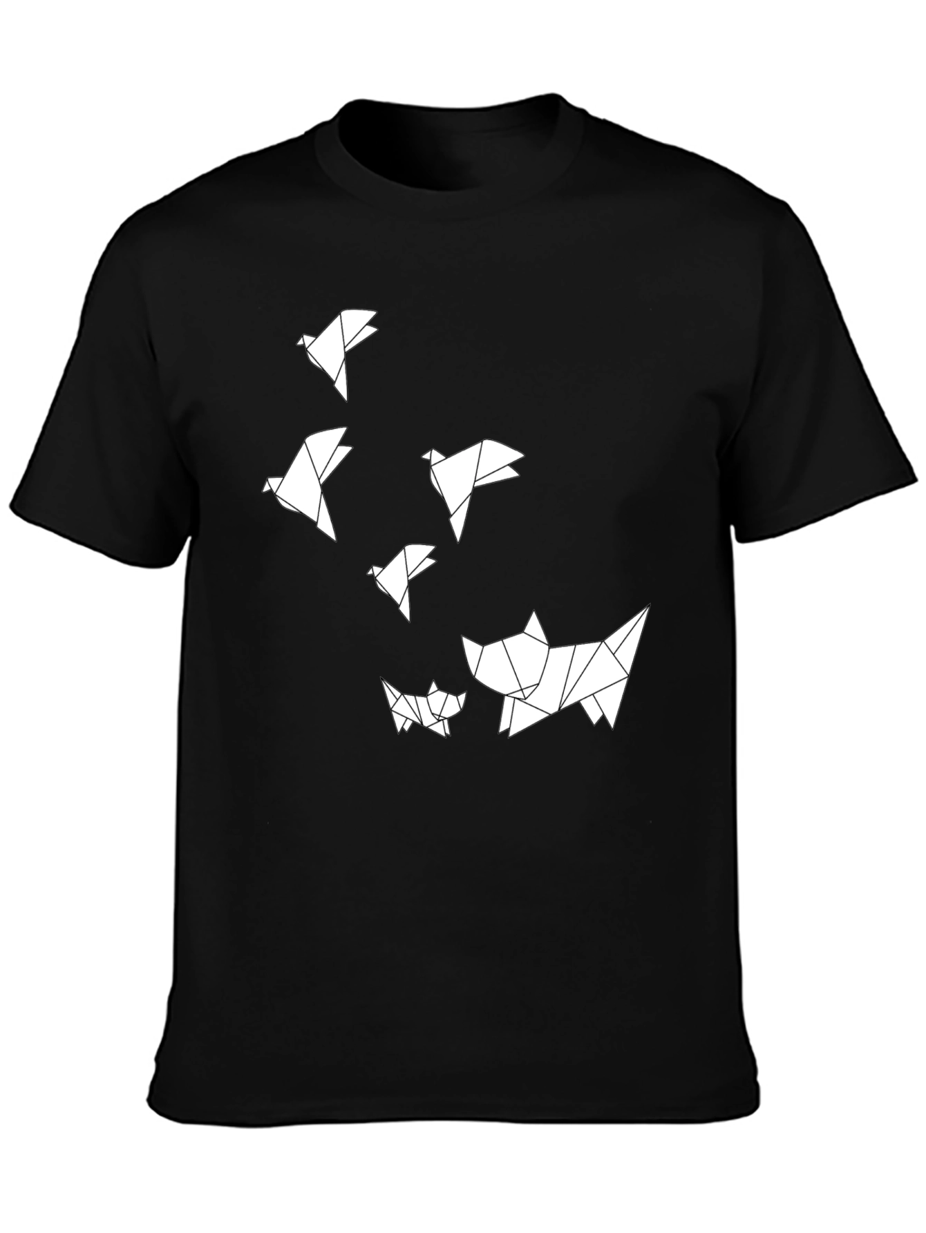 Origami Animal Print T-Shirt