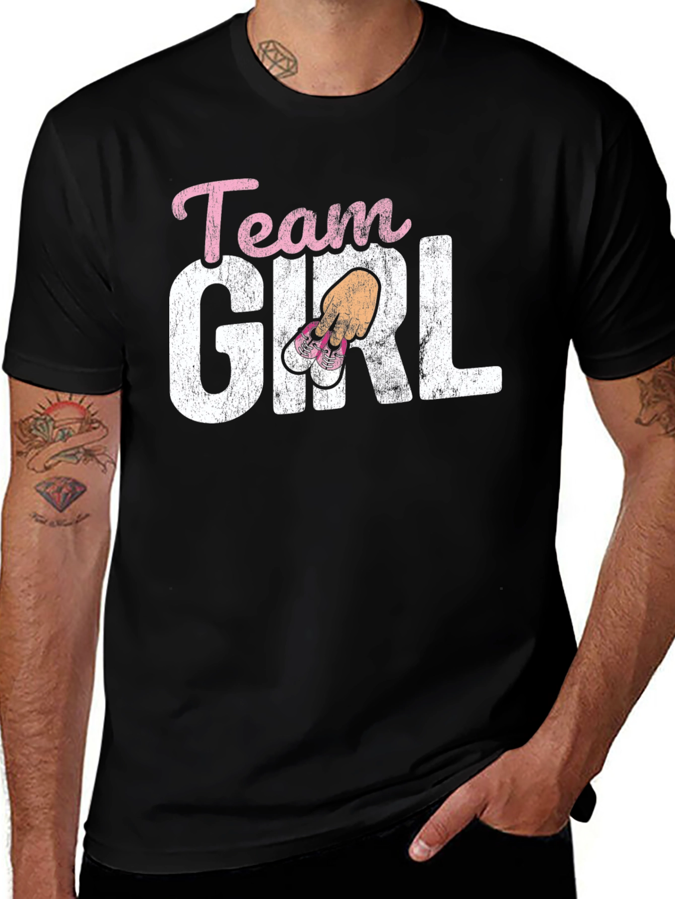 Team Girl Baby Shower T-Shirt