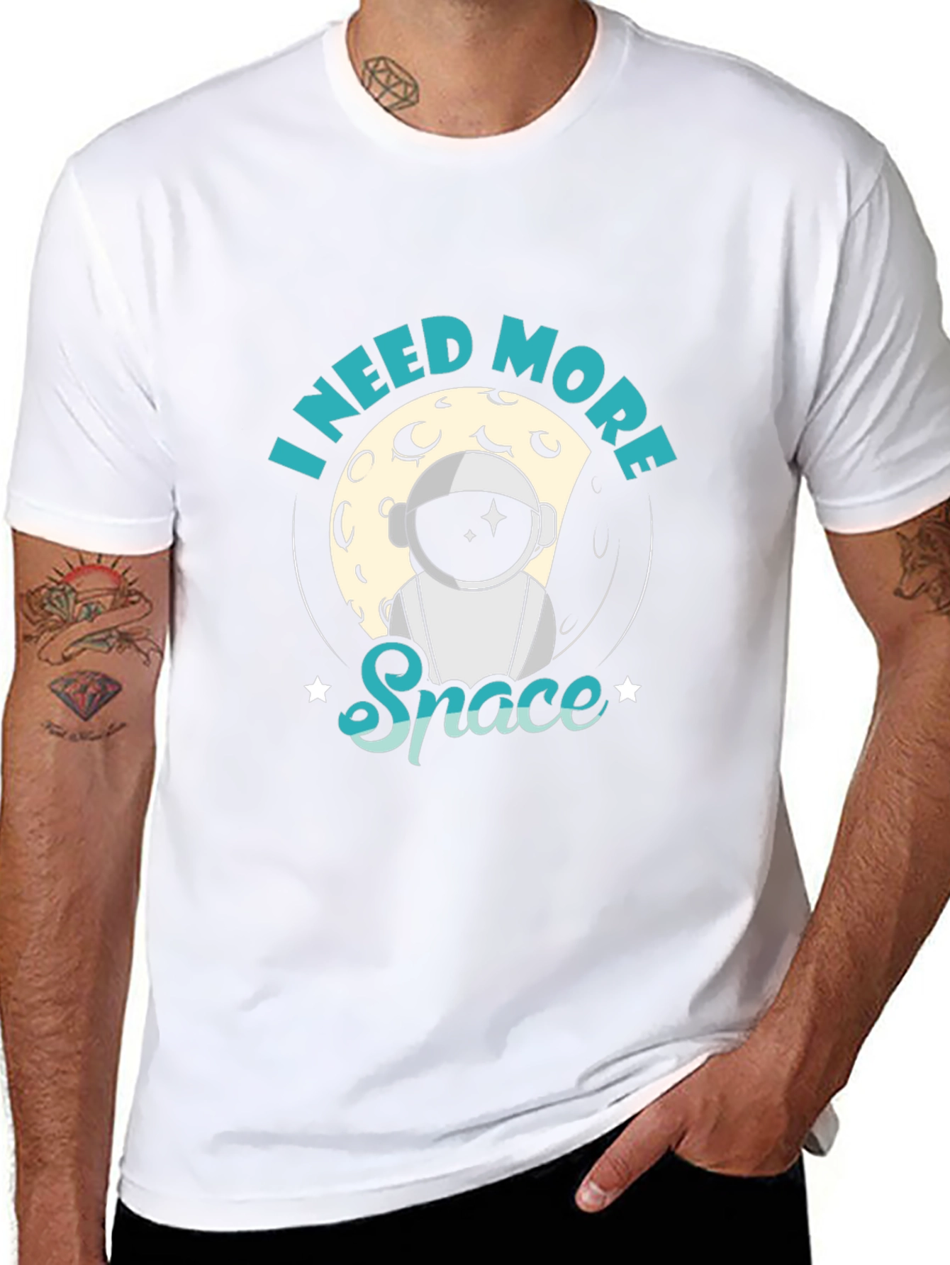 I Need More Space T-Shirt - Astronaut Design