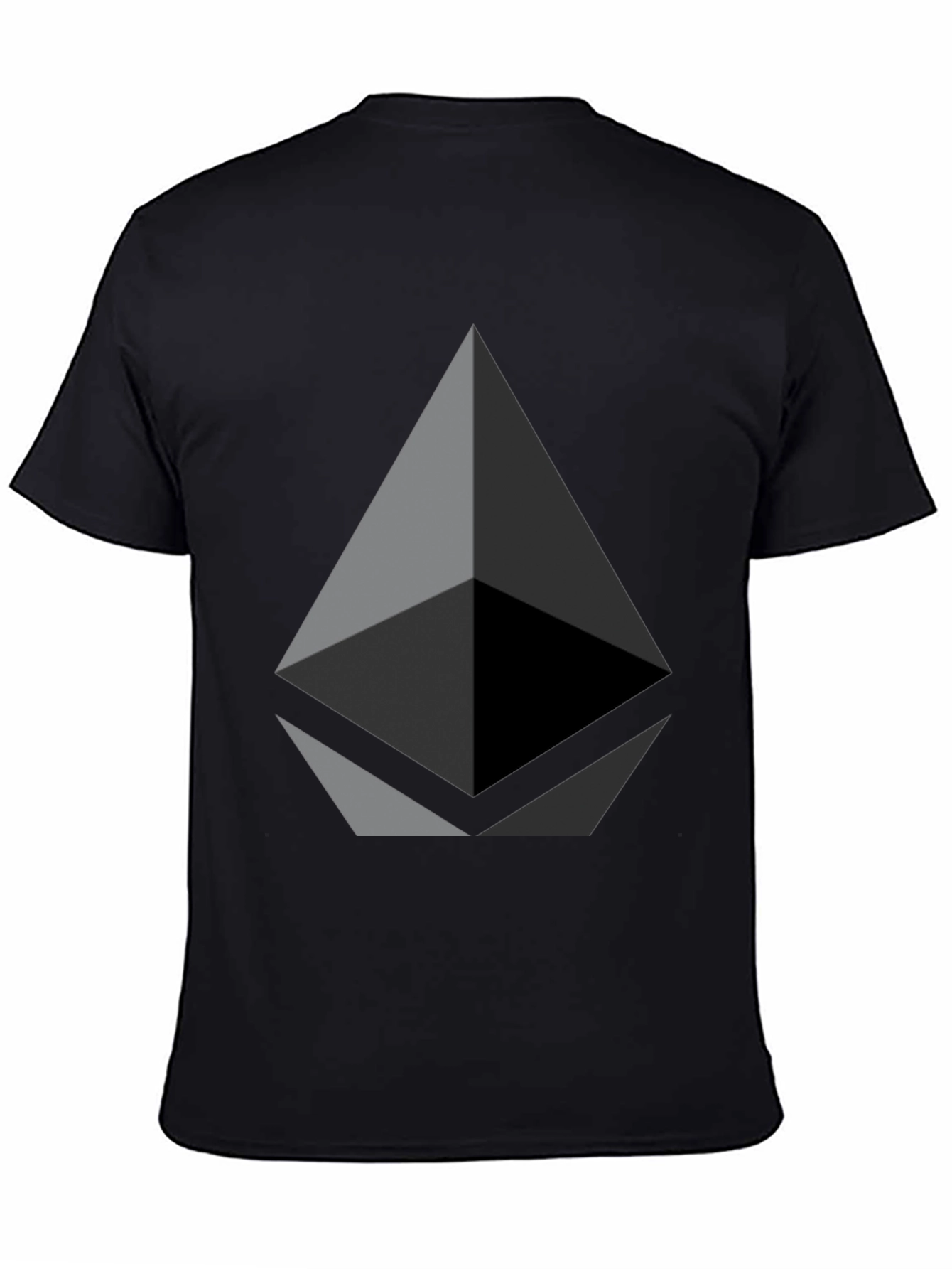 Ethereum Crypto Logo Black T-Shirt
