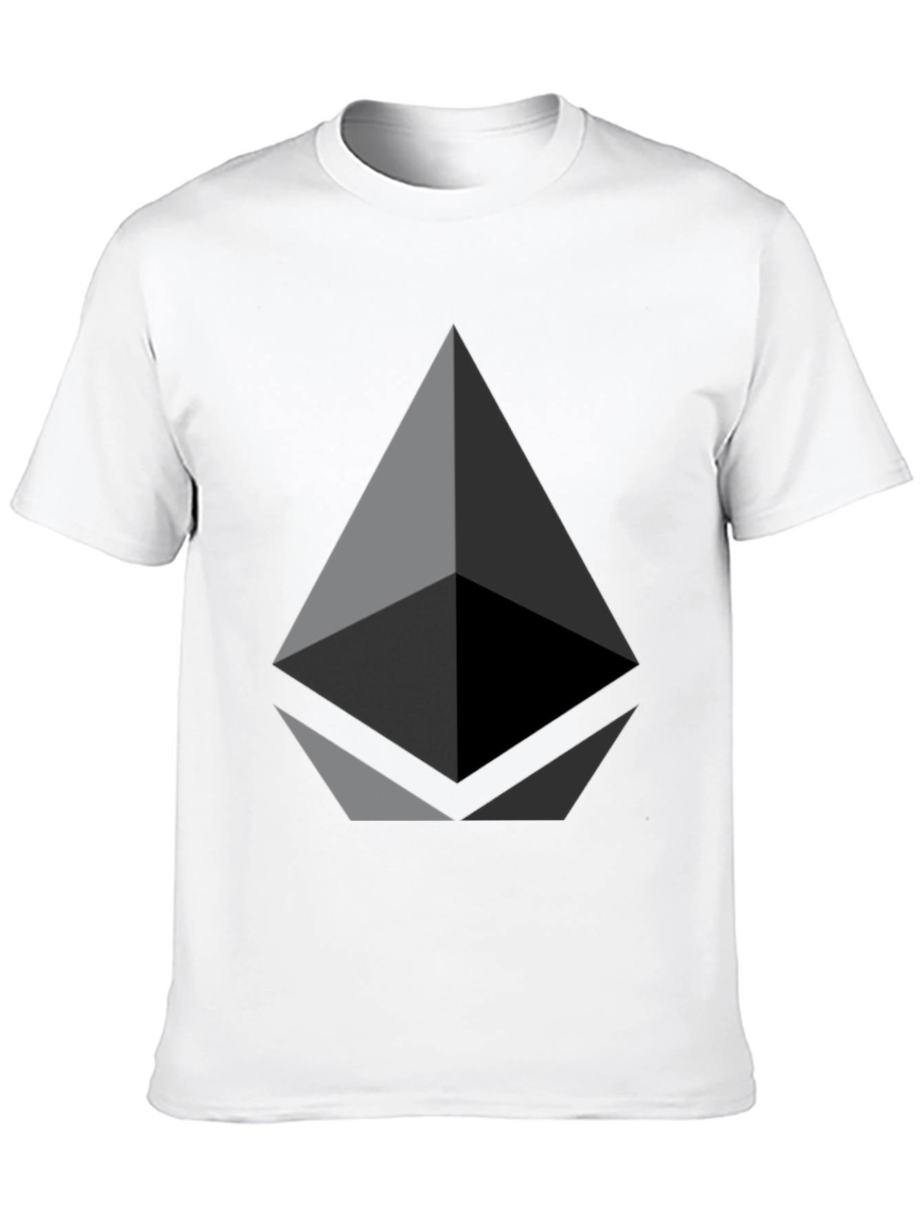 Ethereum Crypto Logo Black T-Shirt