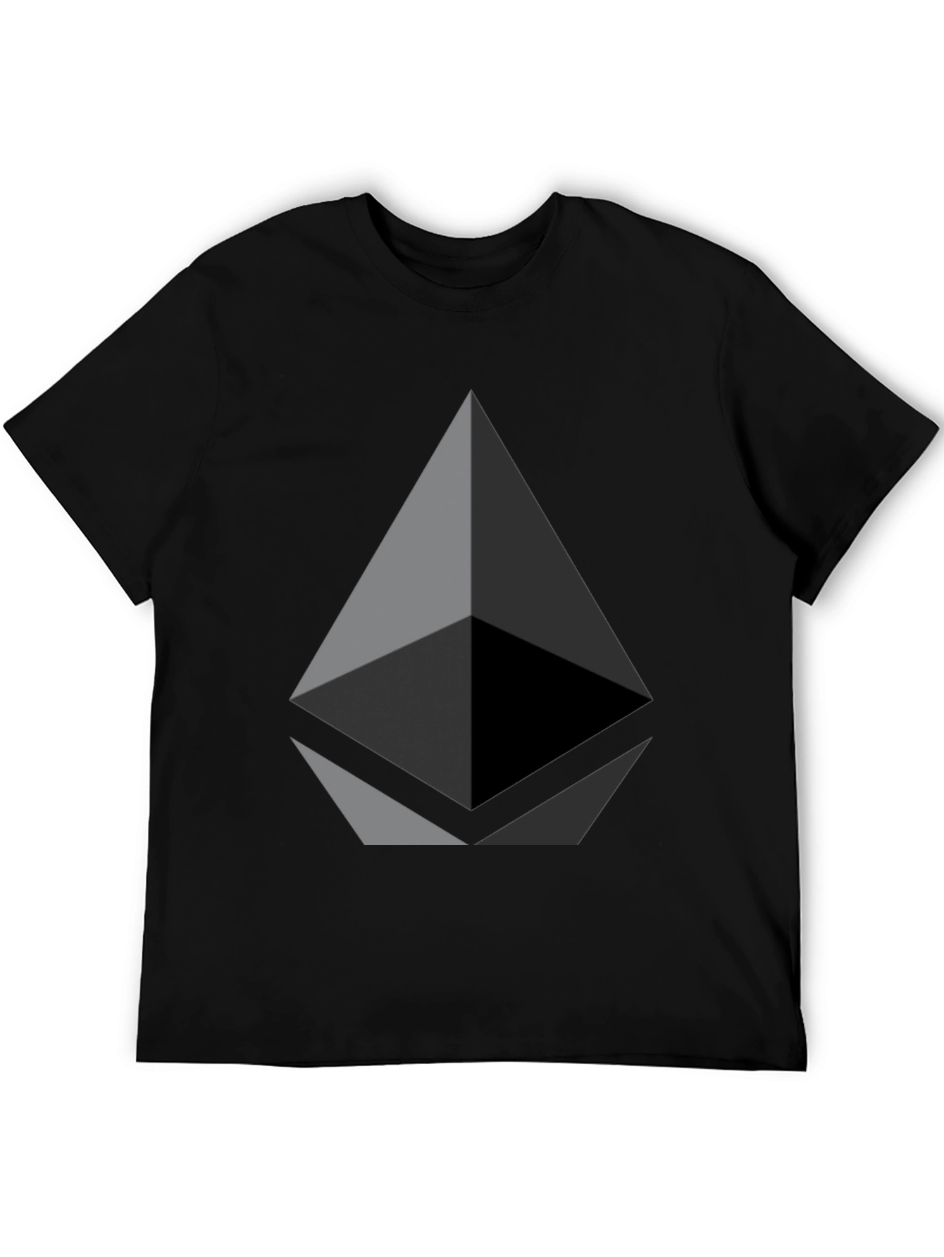 Ethereum Crypto Logo Black T-Shirt