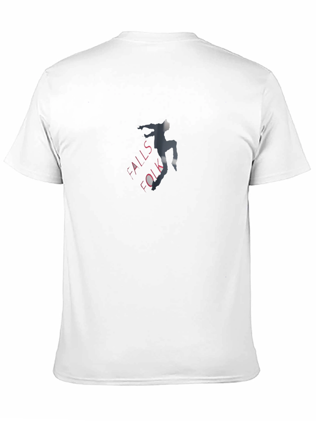 Falls Folk Graphic Black T-Shirt