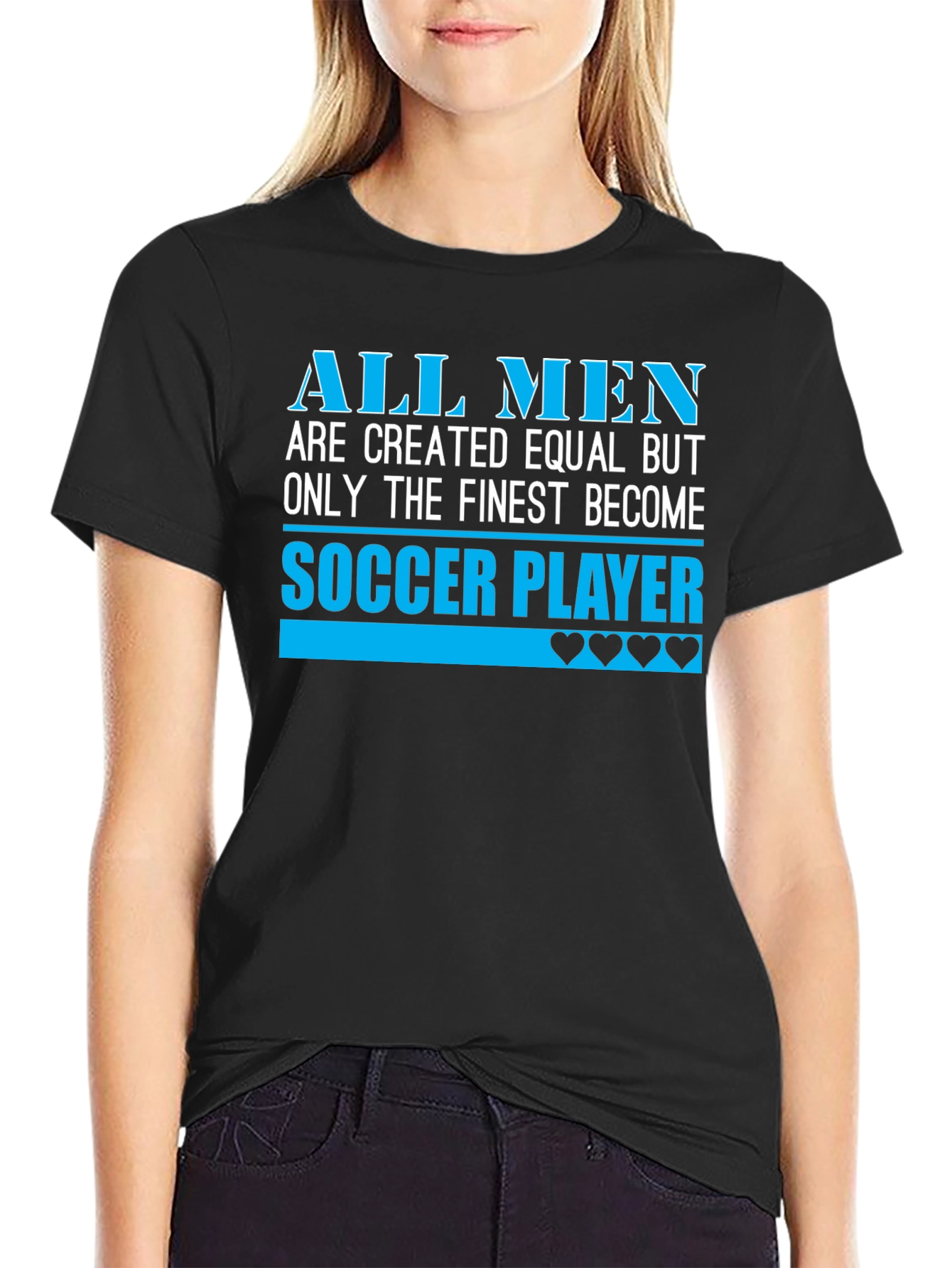 Soccer Player T-Shirt - All Men Are Created Equal