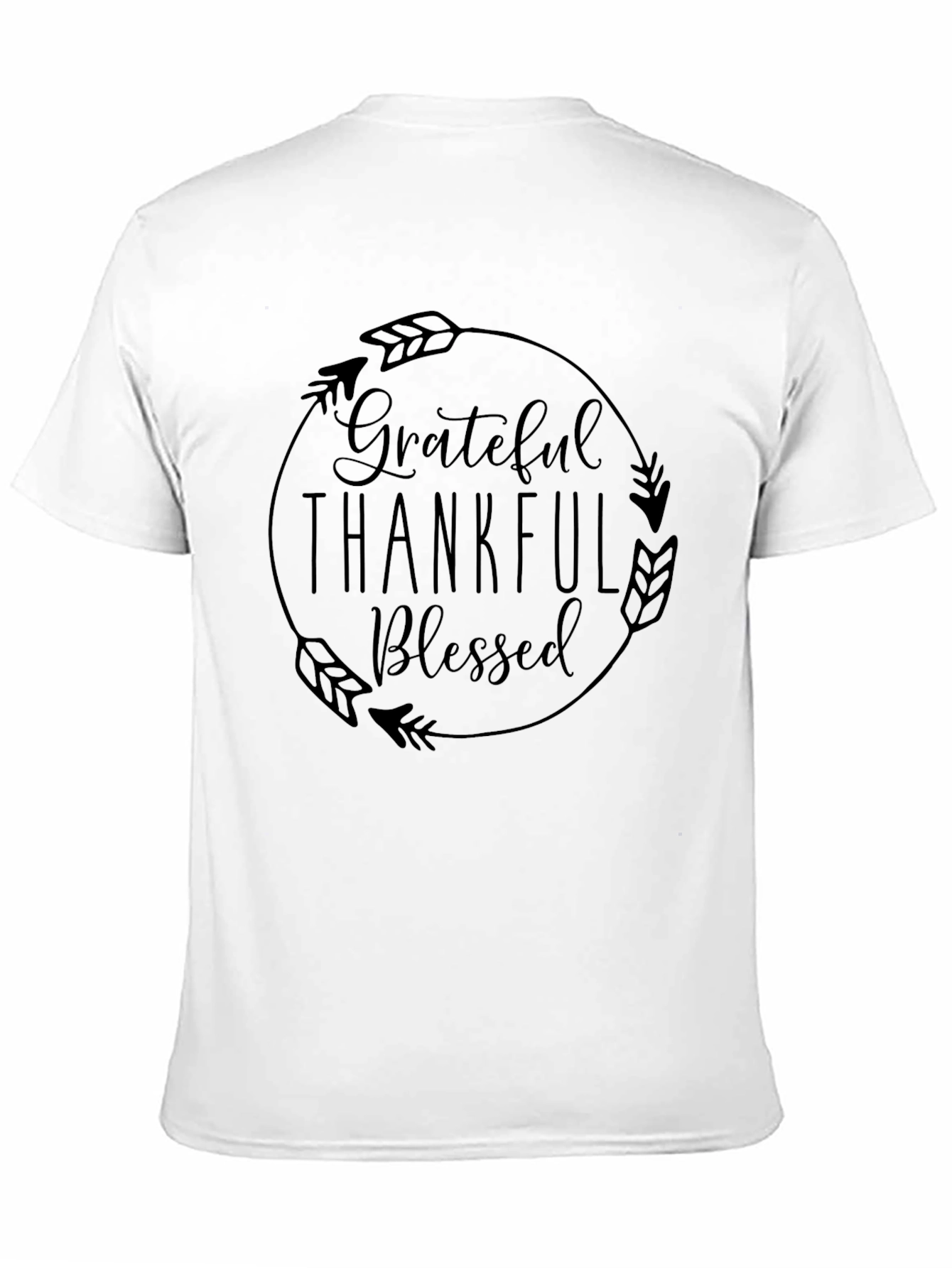 Grateful Thankful Blessed Graphic Tee