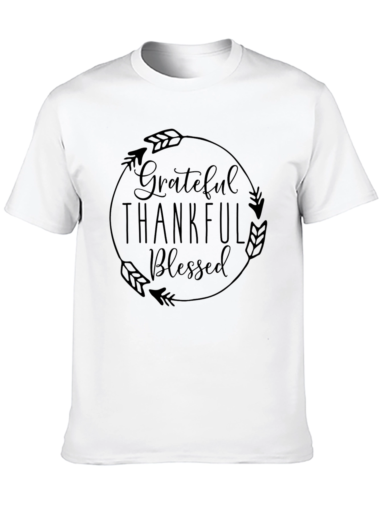 Grateful Thankful Blessed Graphic Tee