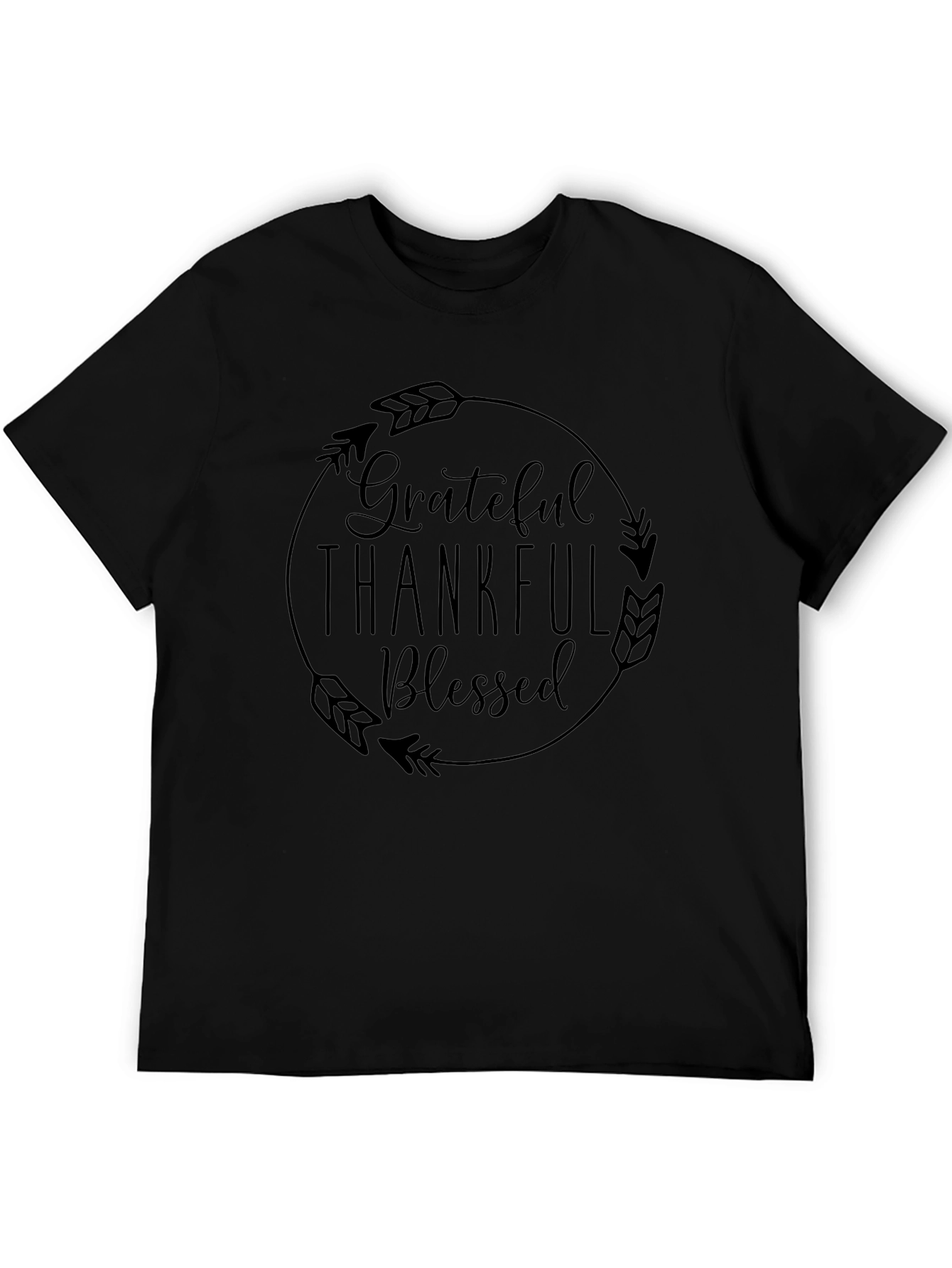 Grateful Thankful Blessed Graphic Tee