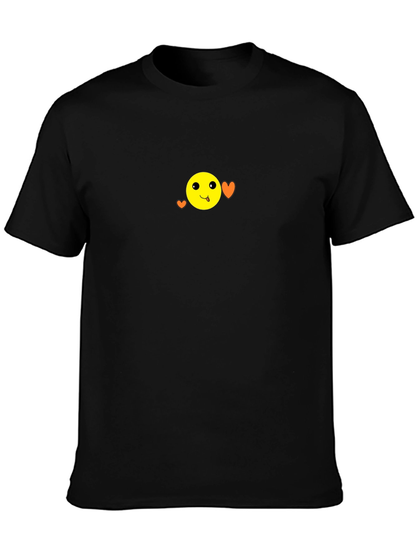 Emoji Love Black T-Shirt - Stylish & Comfortable