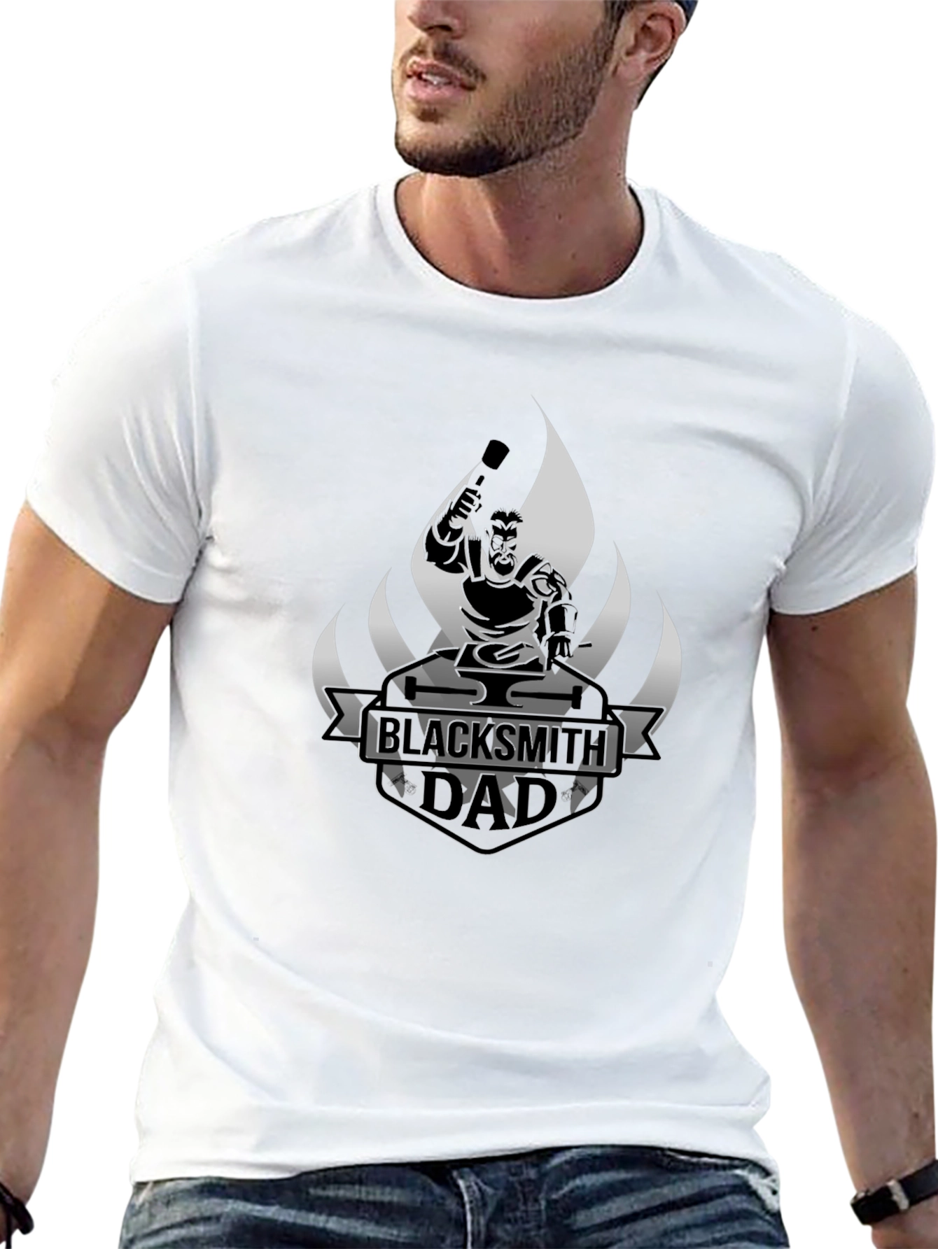 Blacksmith Dad T-Shirt - Forge Fathers Day Style