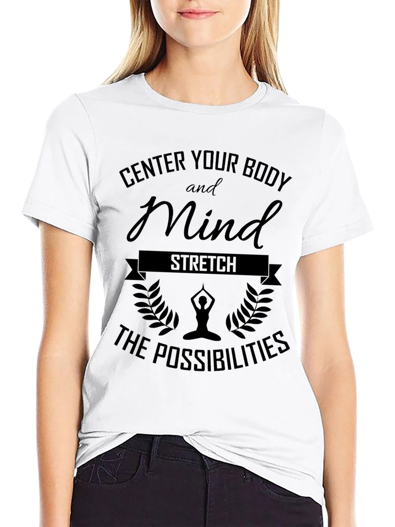 Center Body and Mind Yoga T-Shirt