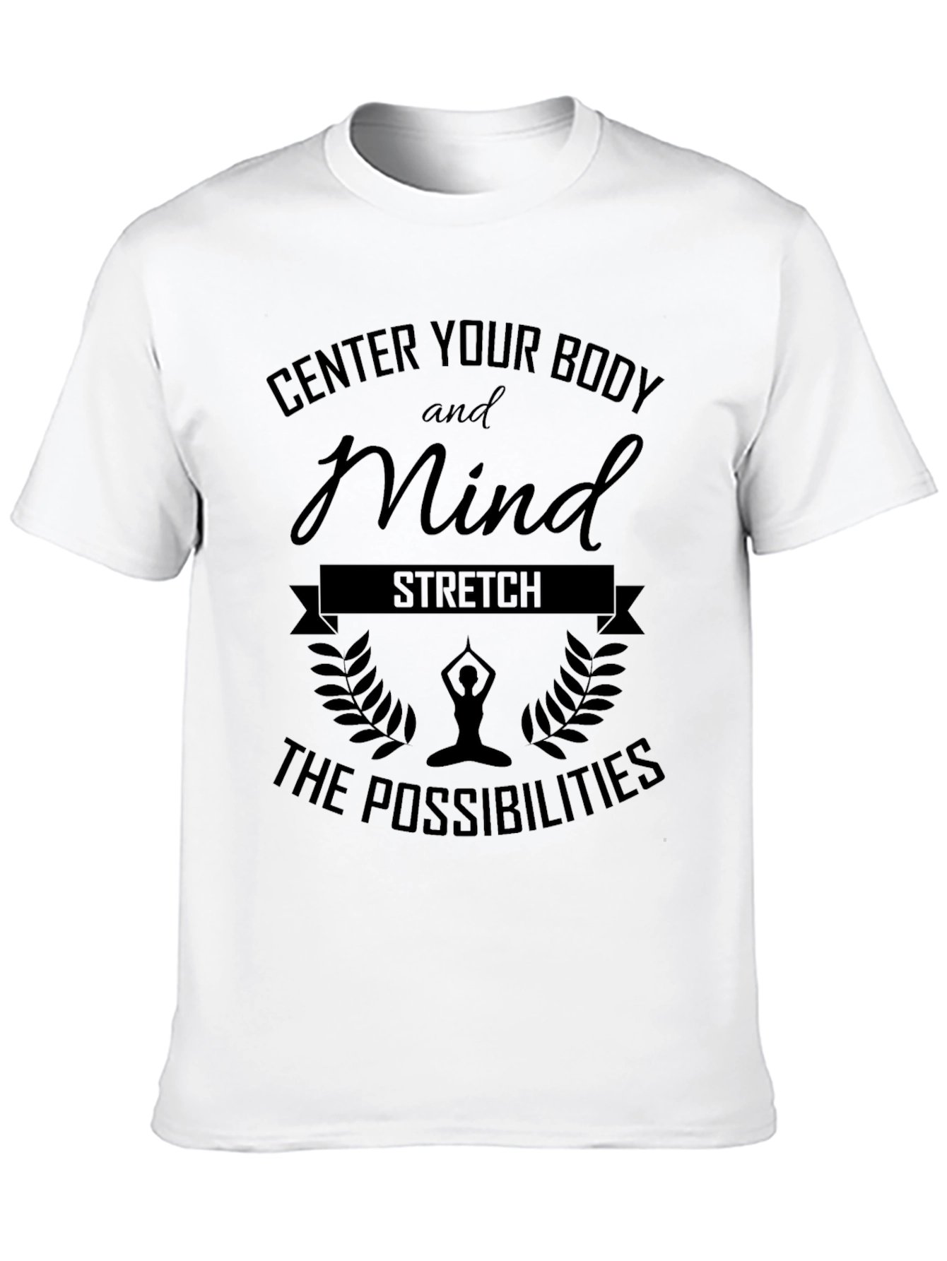 Center Body and Mind Yoga T-Shirt