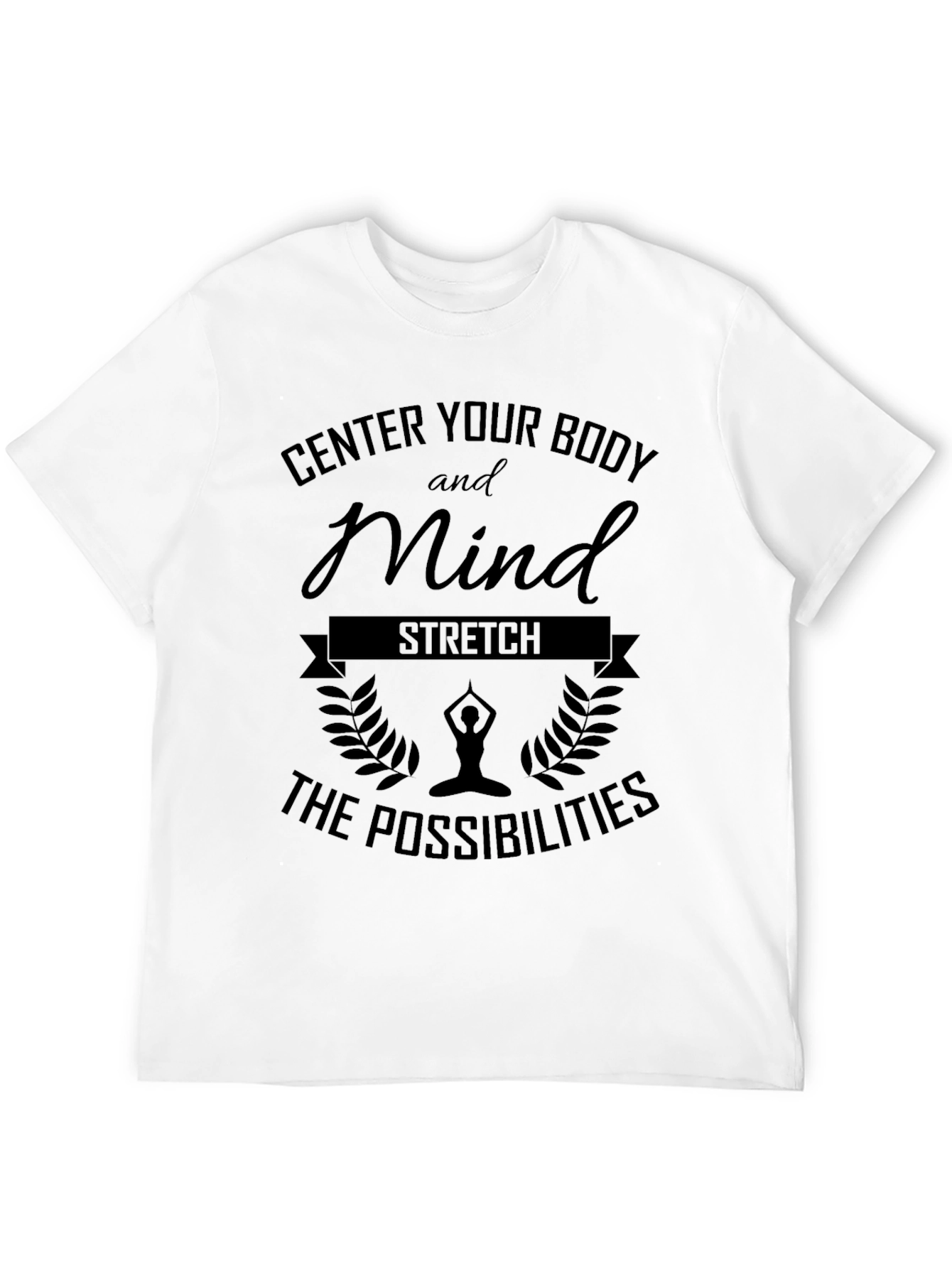Center Body and Mind Yoga T-Shirt