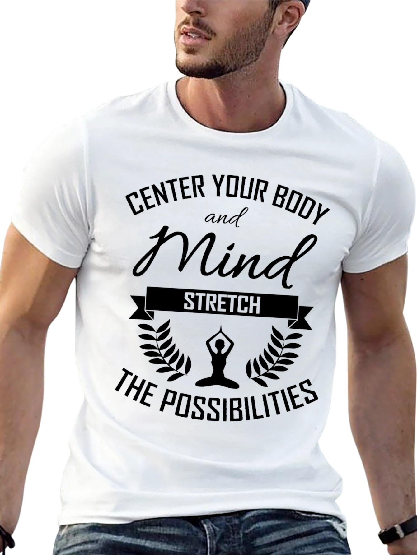 Center Body and Mind Yoga T-Shirt