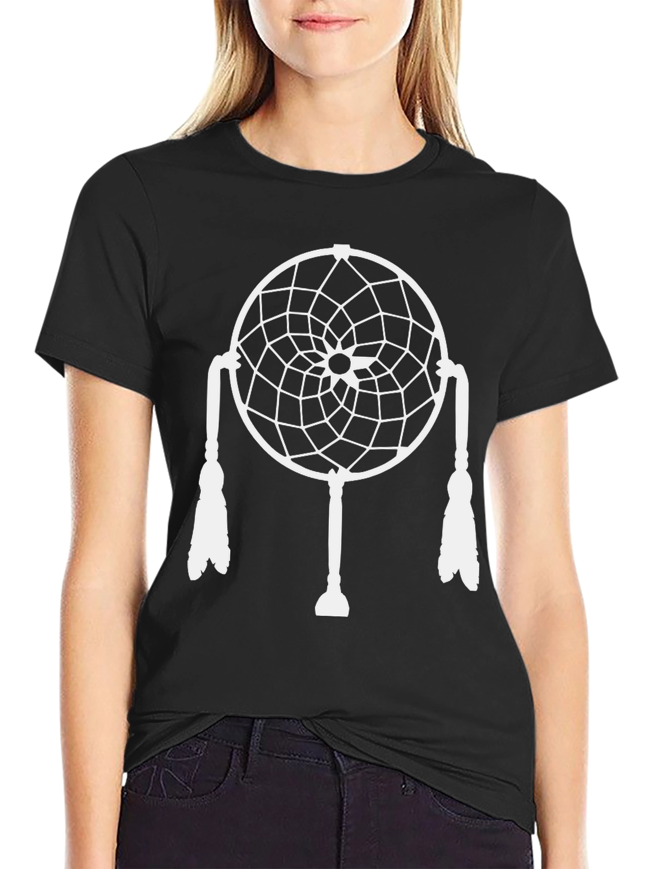 Dream Catcher Graphic Tee - Black T-Shirt