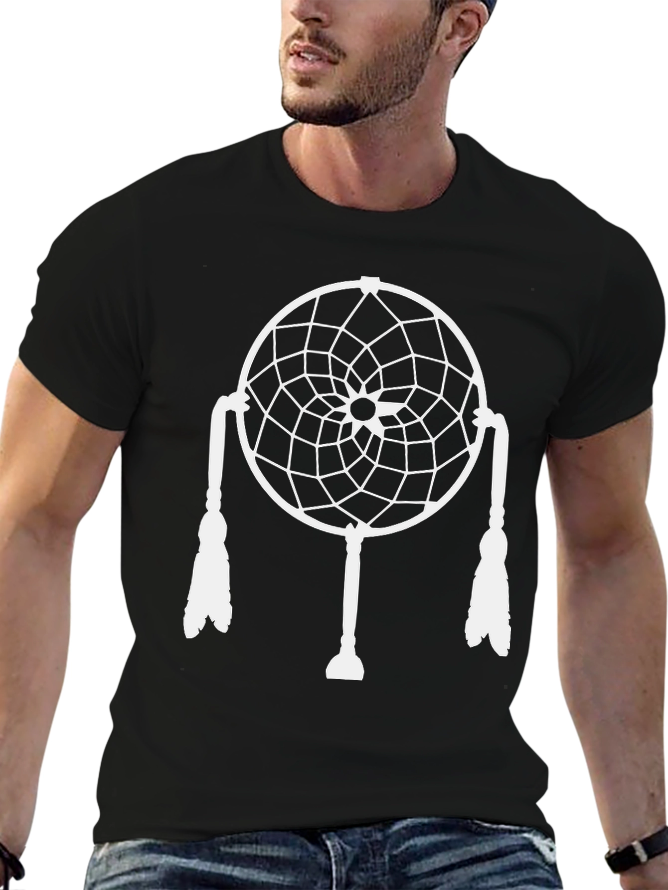 Dream Catcher Graphic Tee - Black T-Shirt