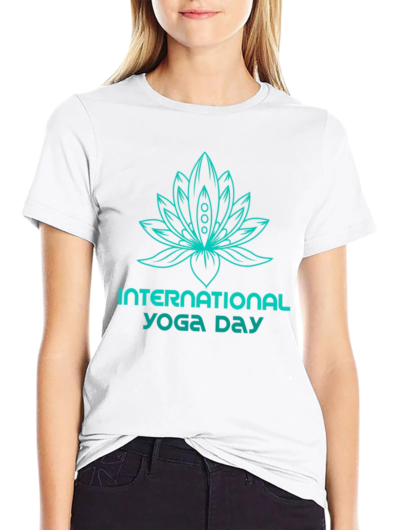 International Yoga Day Graphic T-Shirt