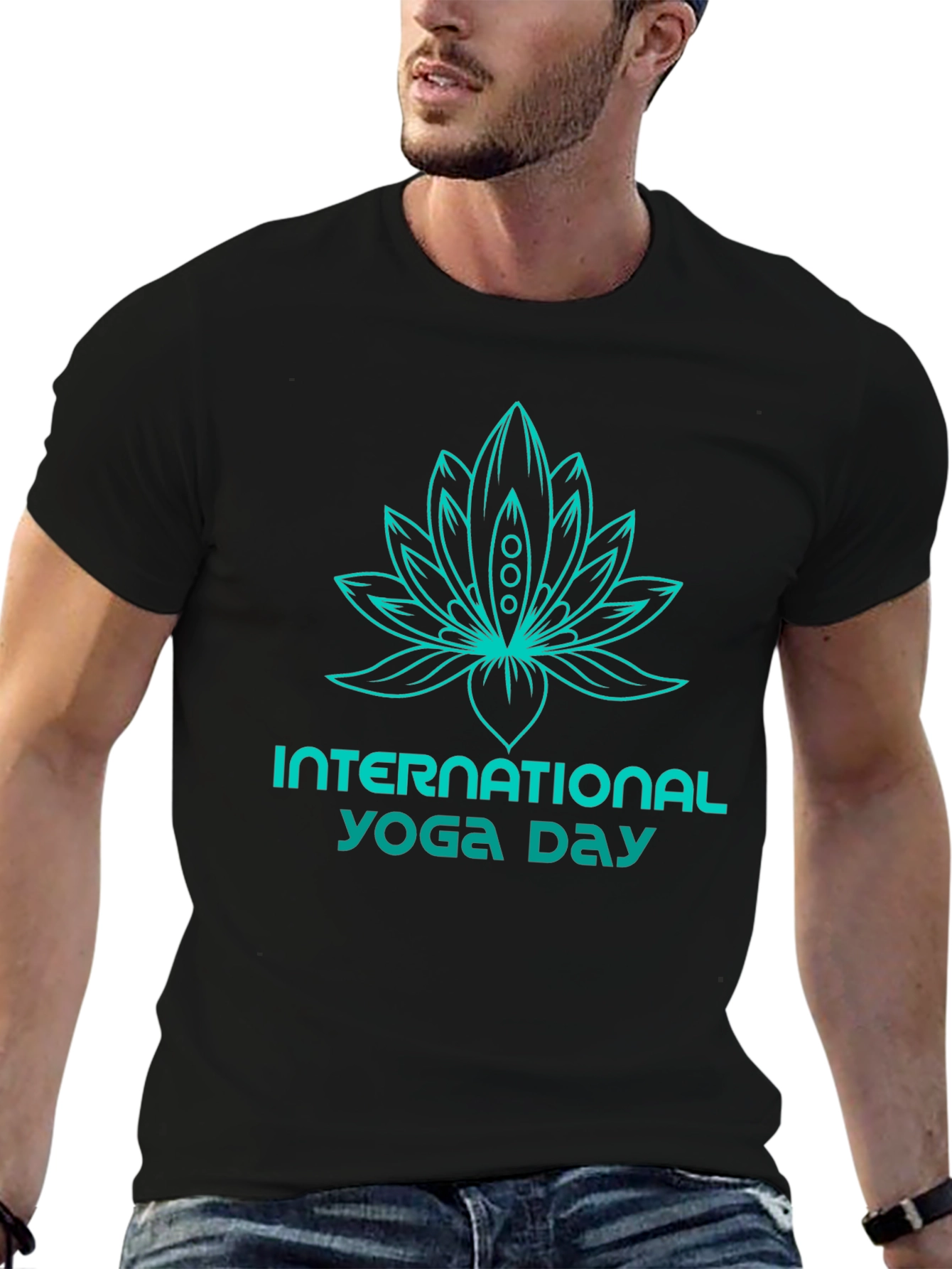 International Yoga Day Graphic T-Shirt