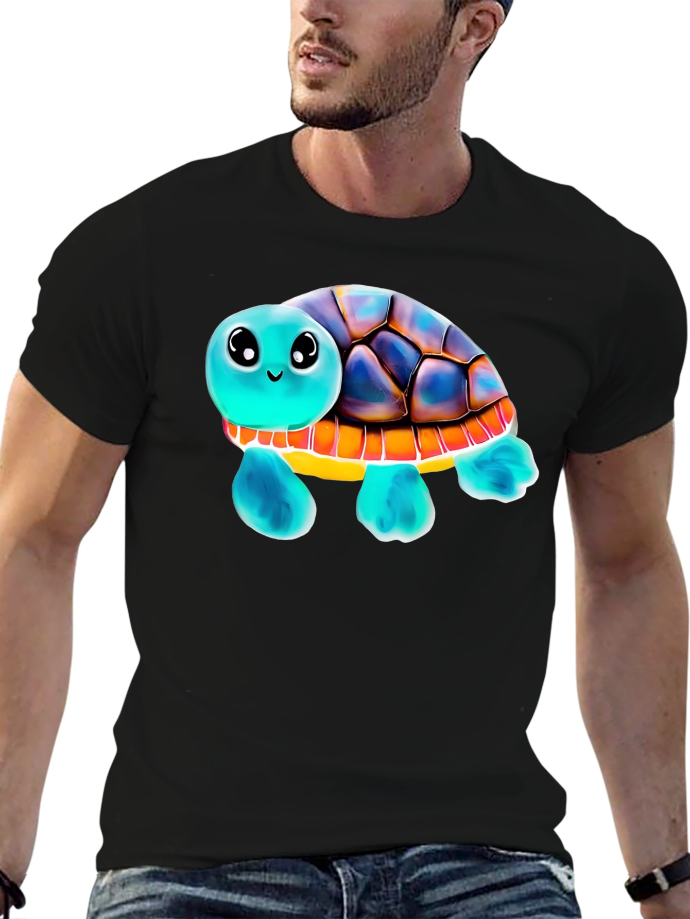 Cute Turtle Graphic Tee