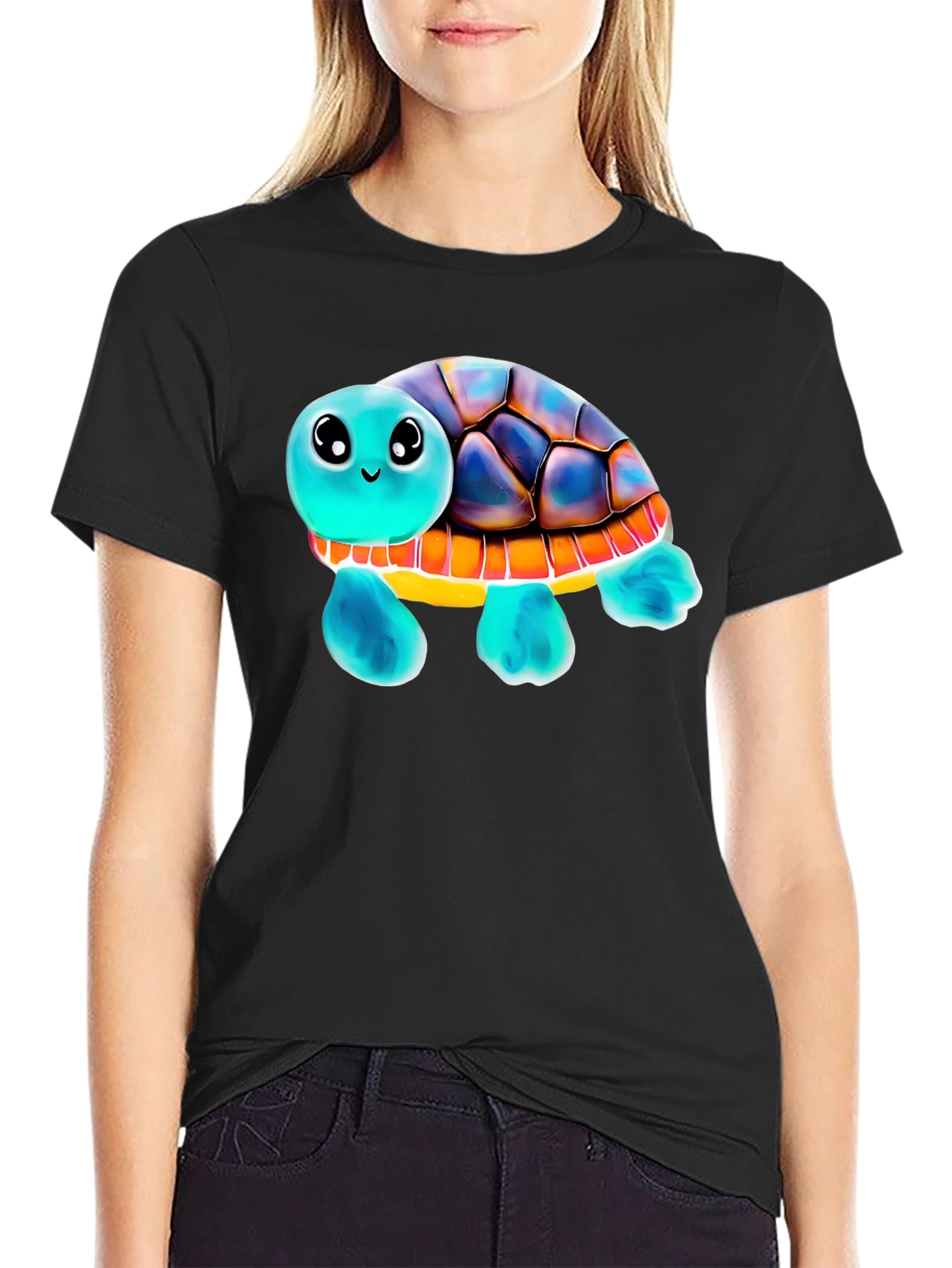 Cute Turtle Graphic Tee