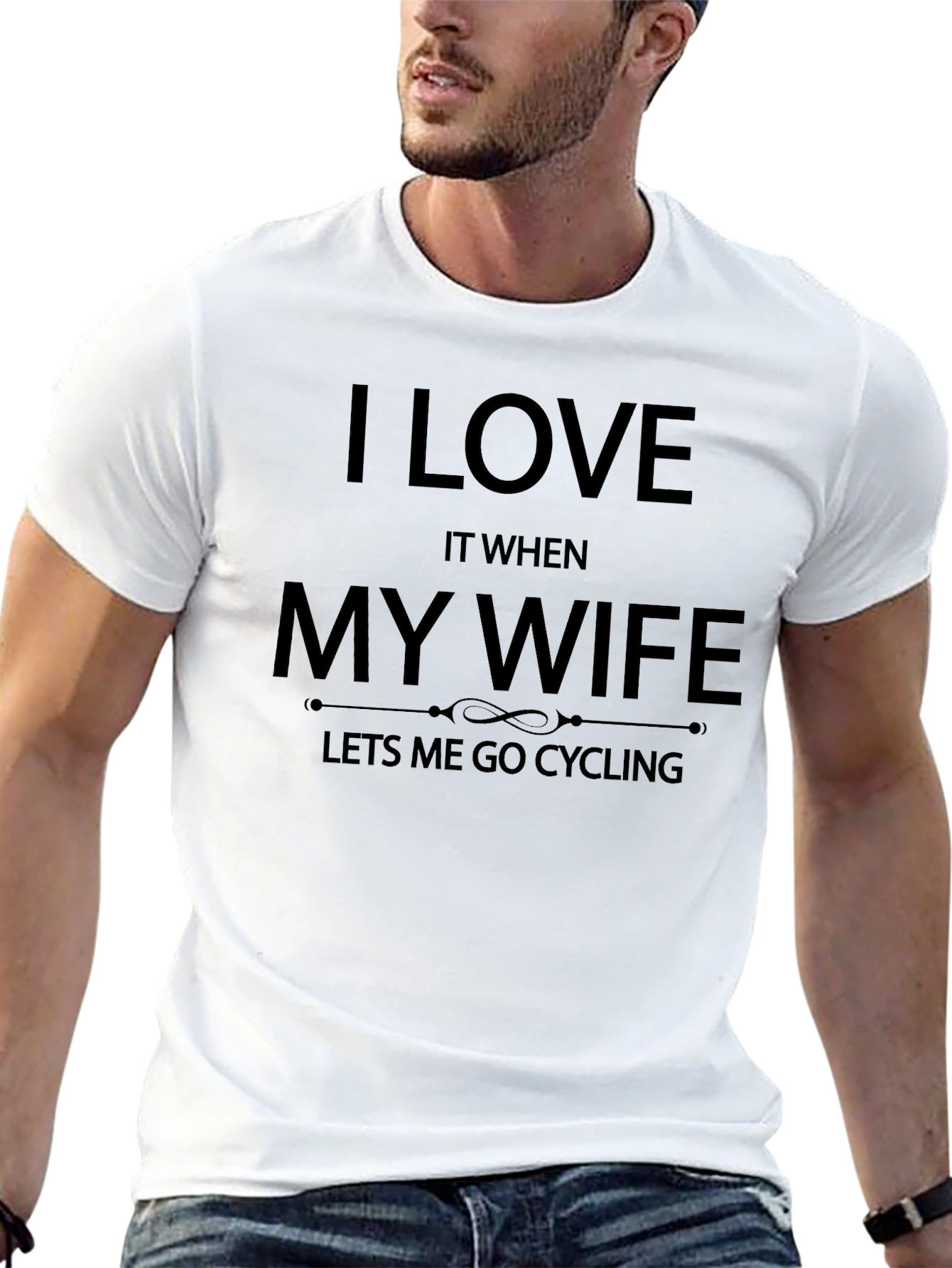 I Love My Wife Cycling T-Shirt