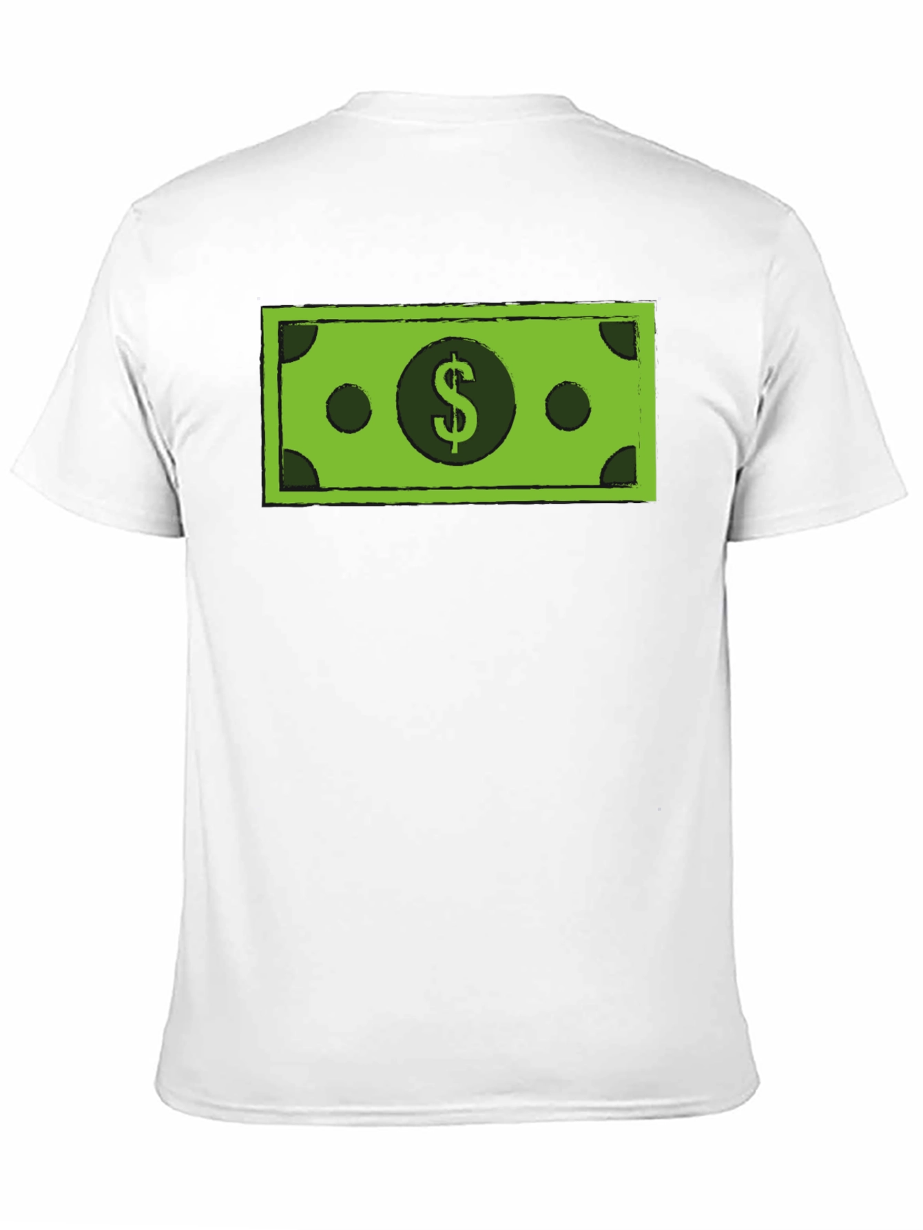 Money Graphic Tee - Black Crew Neck T-Shirt