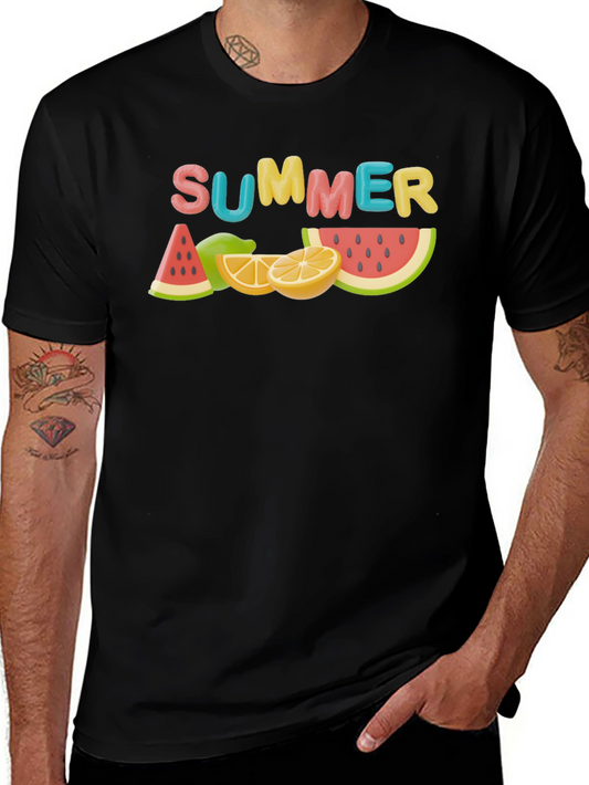 Summer Fruit Graphic T-Shirt