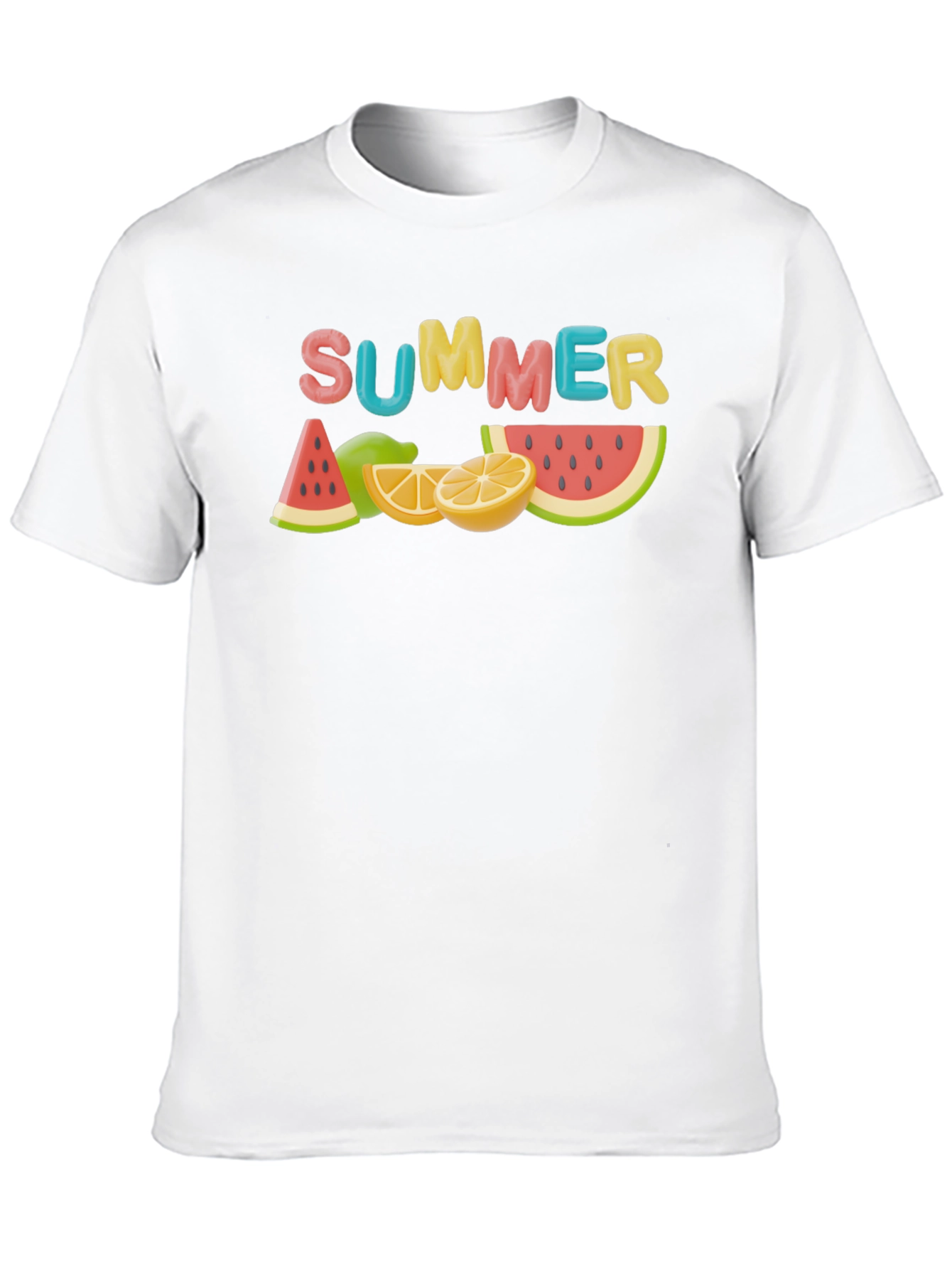Summer Fruit Graphic T-Shirt