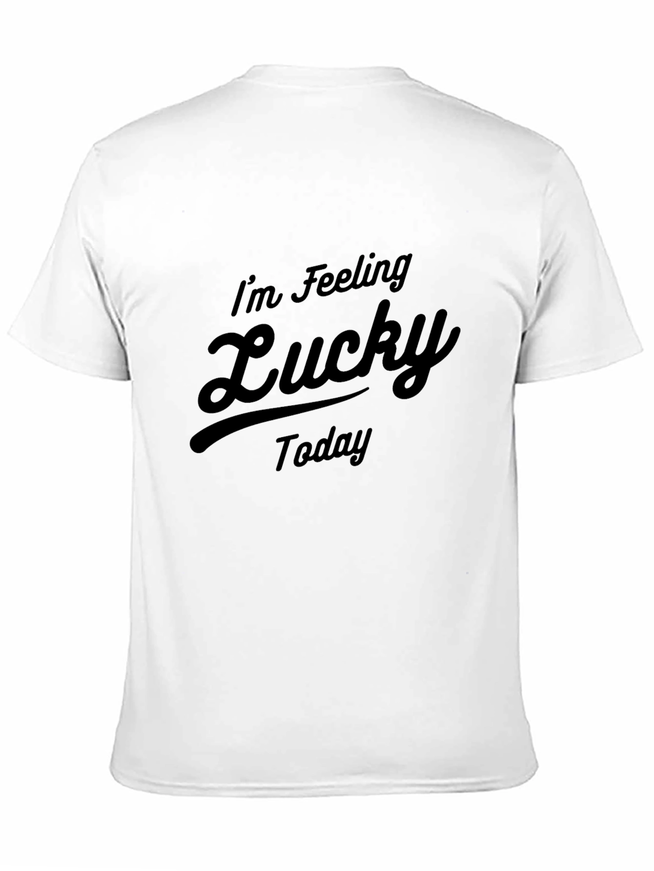 Lucky Today Black Graphic Tee - Mens Fashion