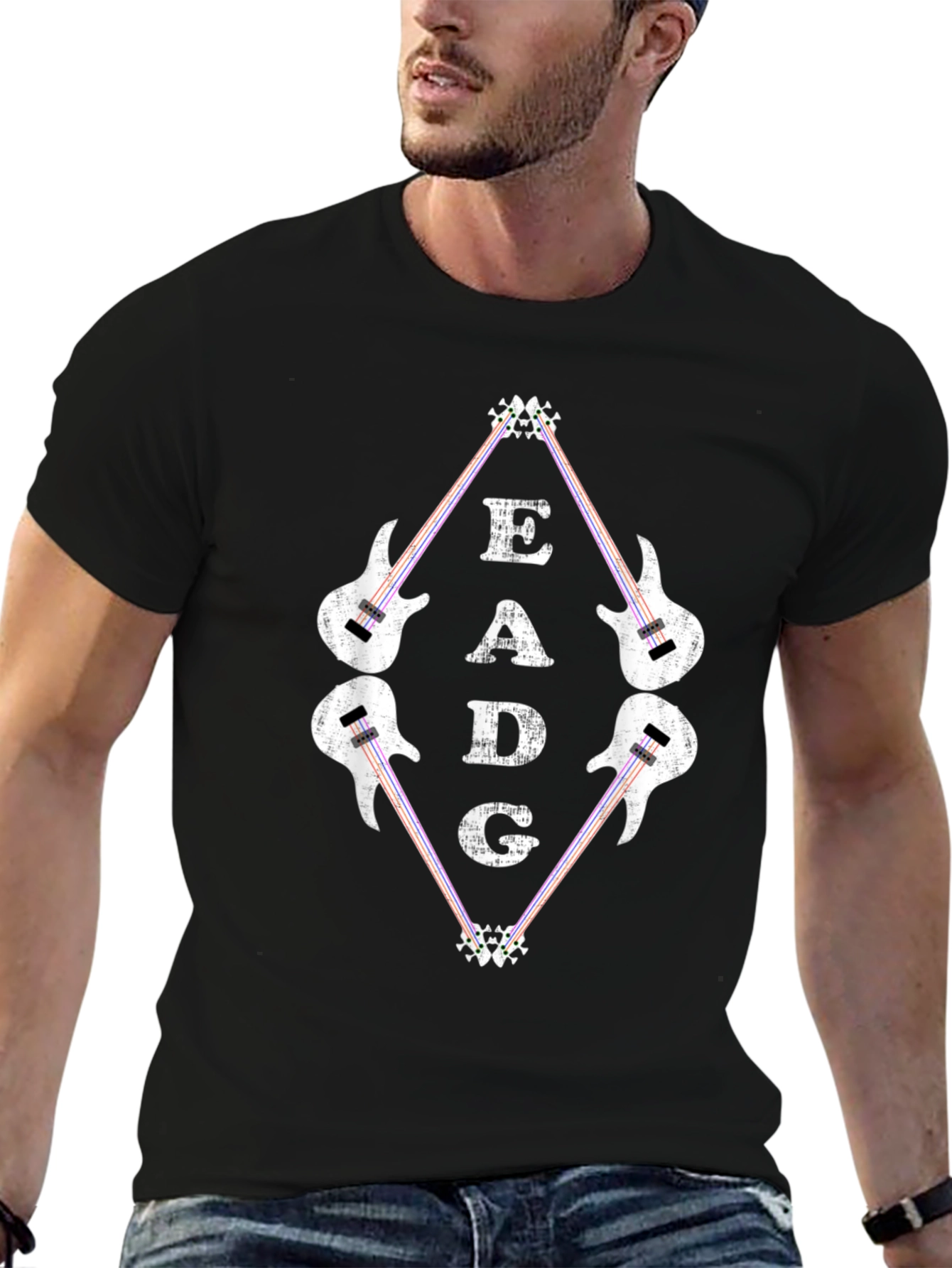 EADG Guitar Player T-Shirt - Musician Apparel