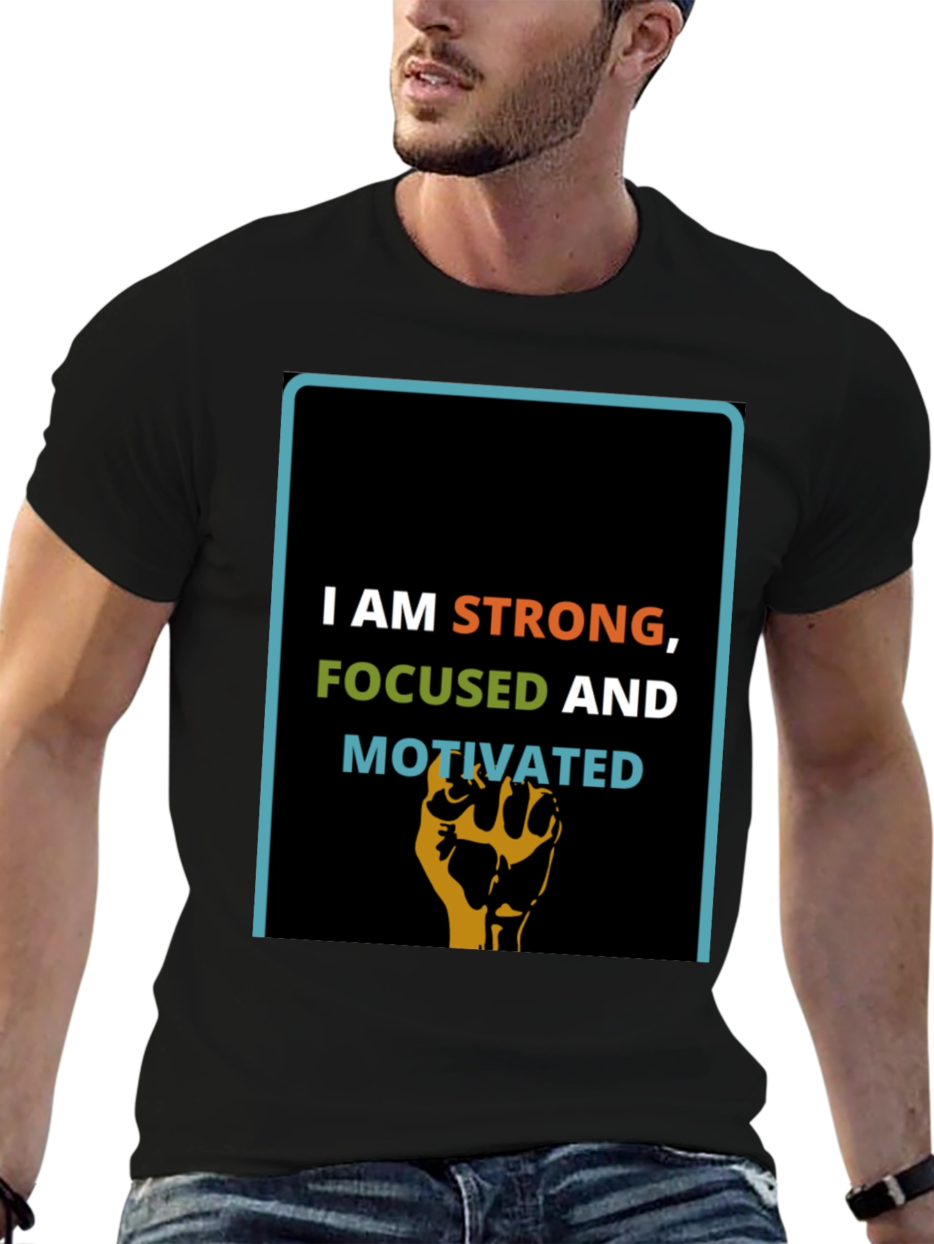Inspirational Strong Focused Motivated Graphic T-Shirt