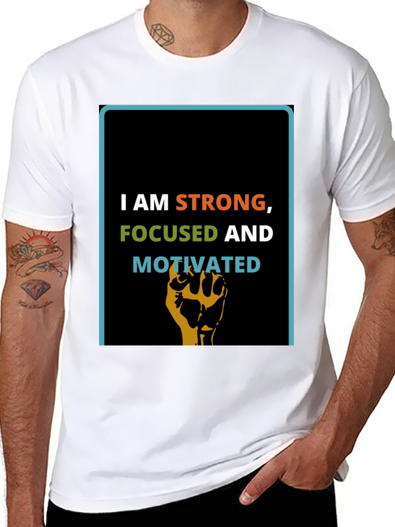 Inspirational Strong Focused Motivated Graphic T-Shirt