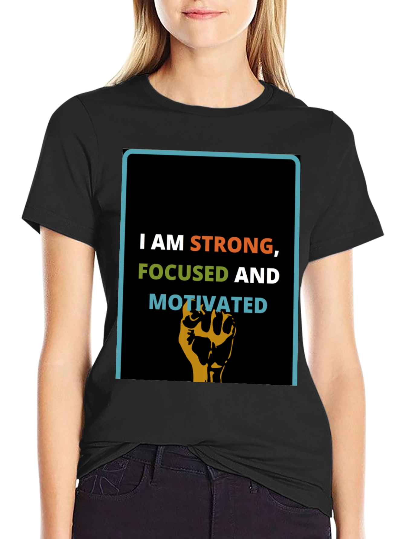Inspirational Strong Focused Motivated Graphic T-Shirt