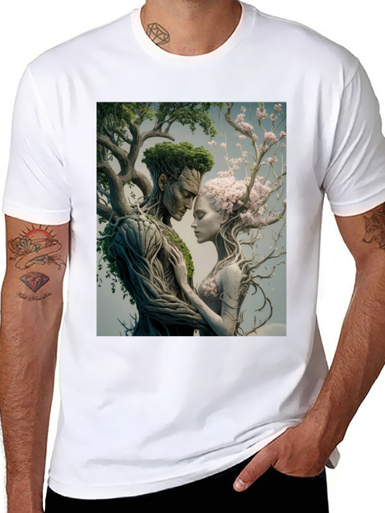 Tree Lovers Graphic Tee - Nature Inspired Design
