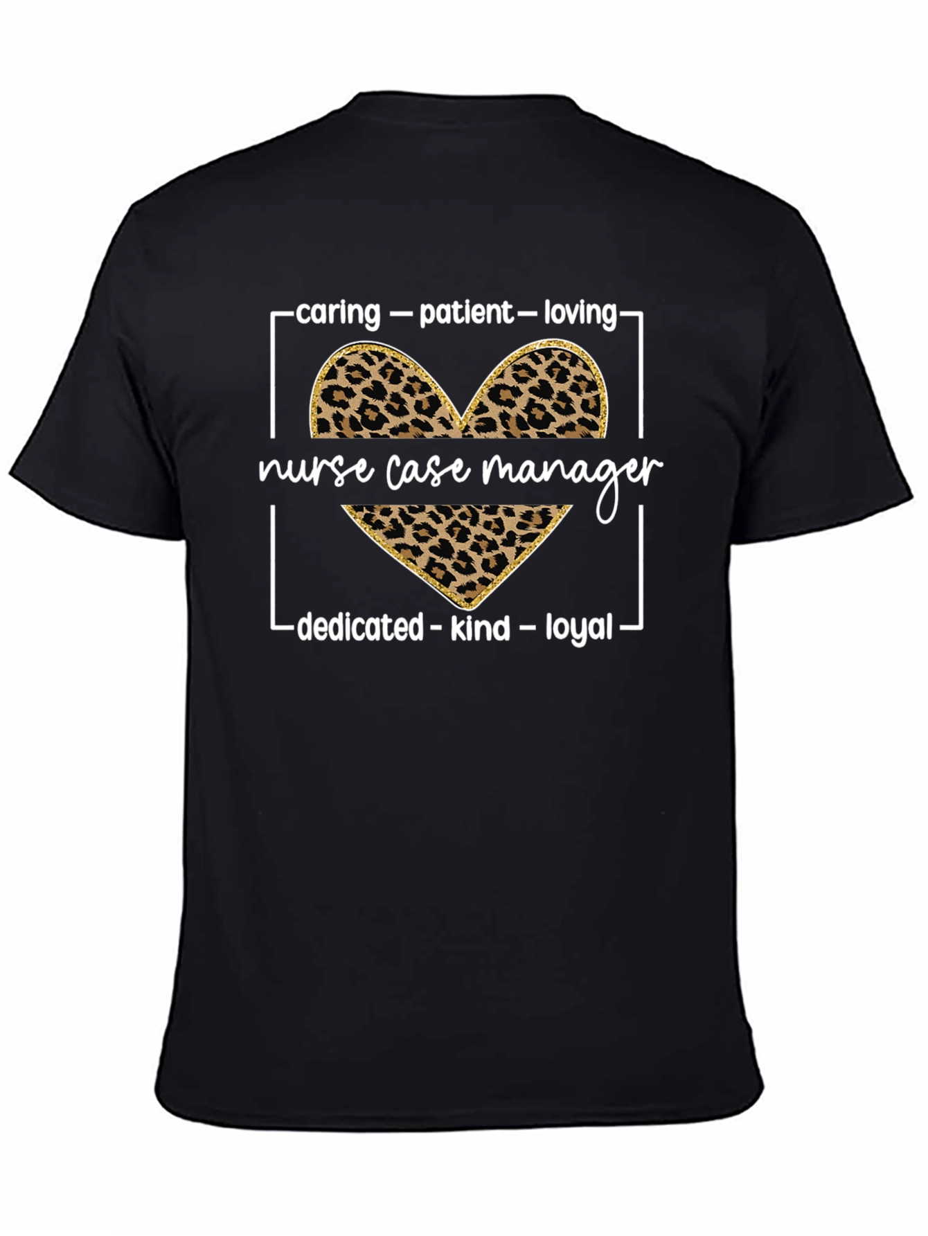 Nurse Case Manager Leopard Print T-Shirt