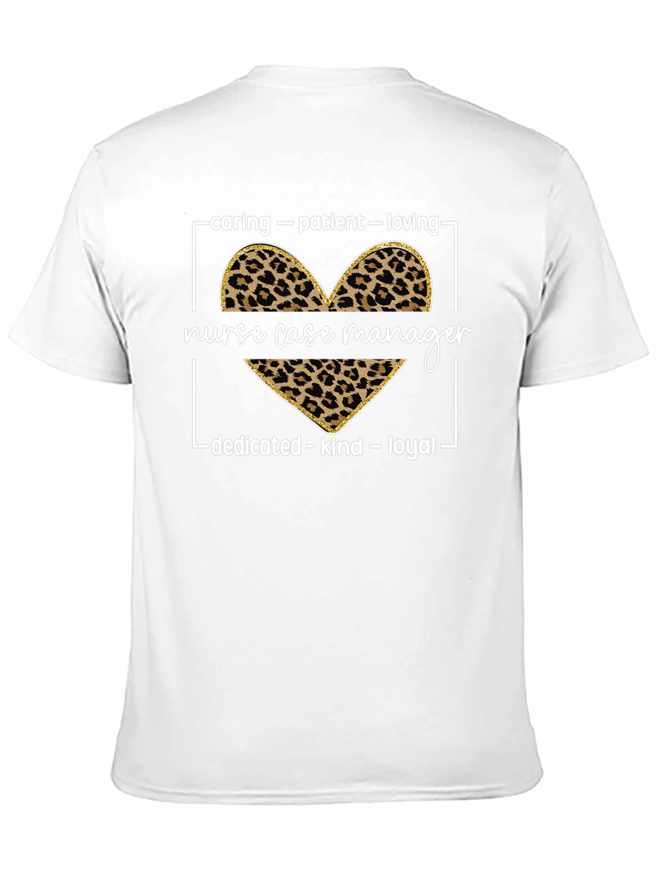 Nurse Case Manager Leopard Print T-Shirt
