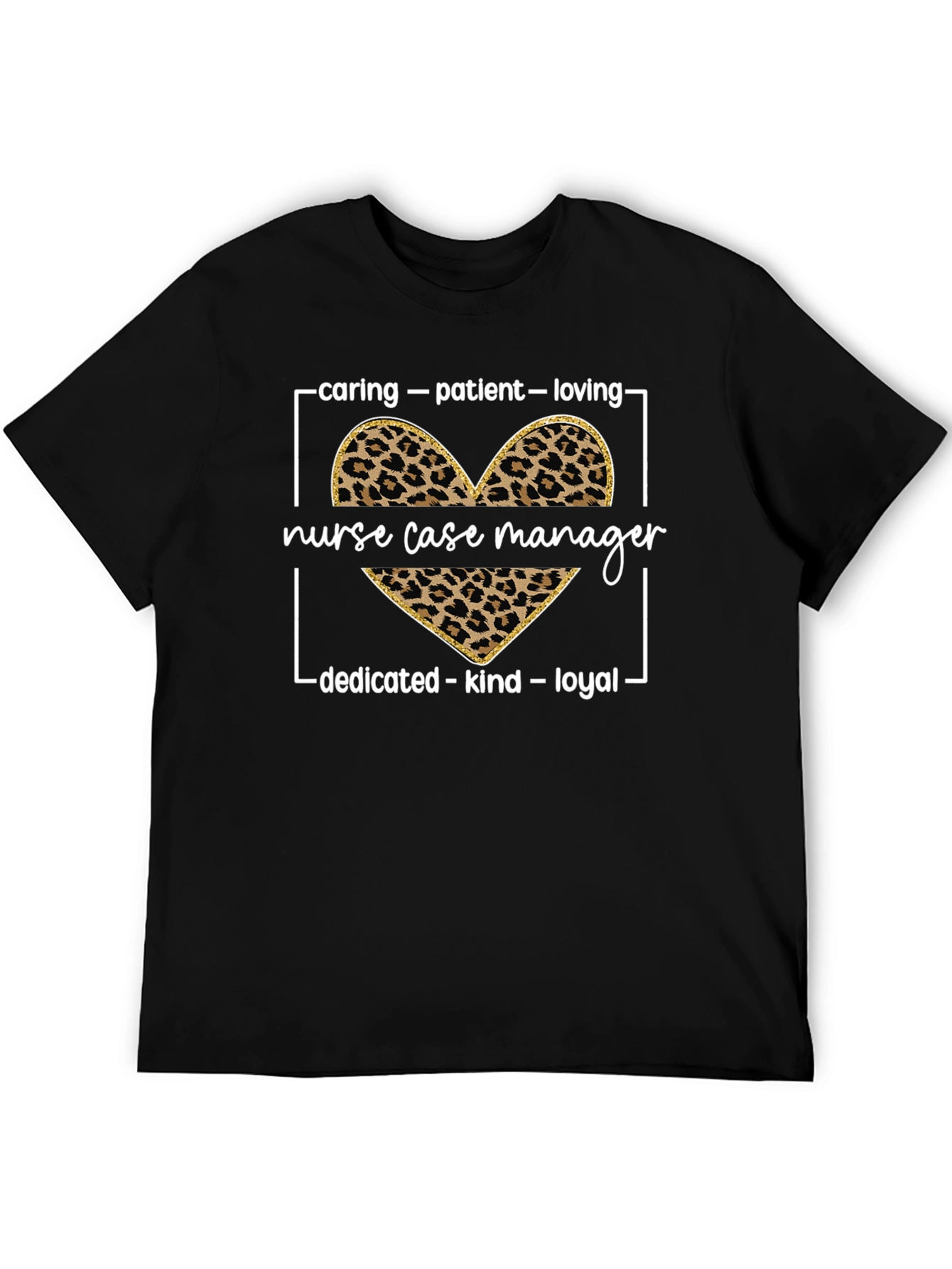 Nurse Case Manager Leopard Print T-Shirt