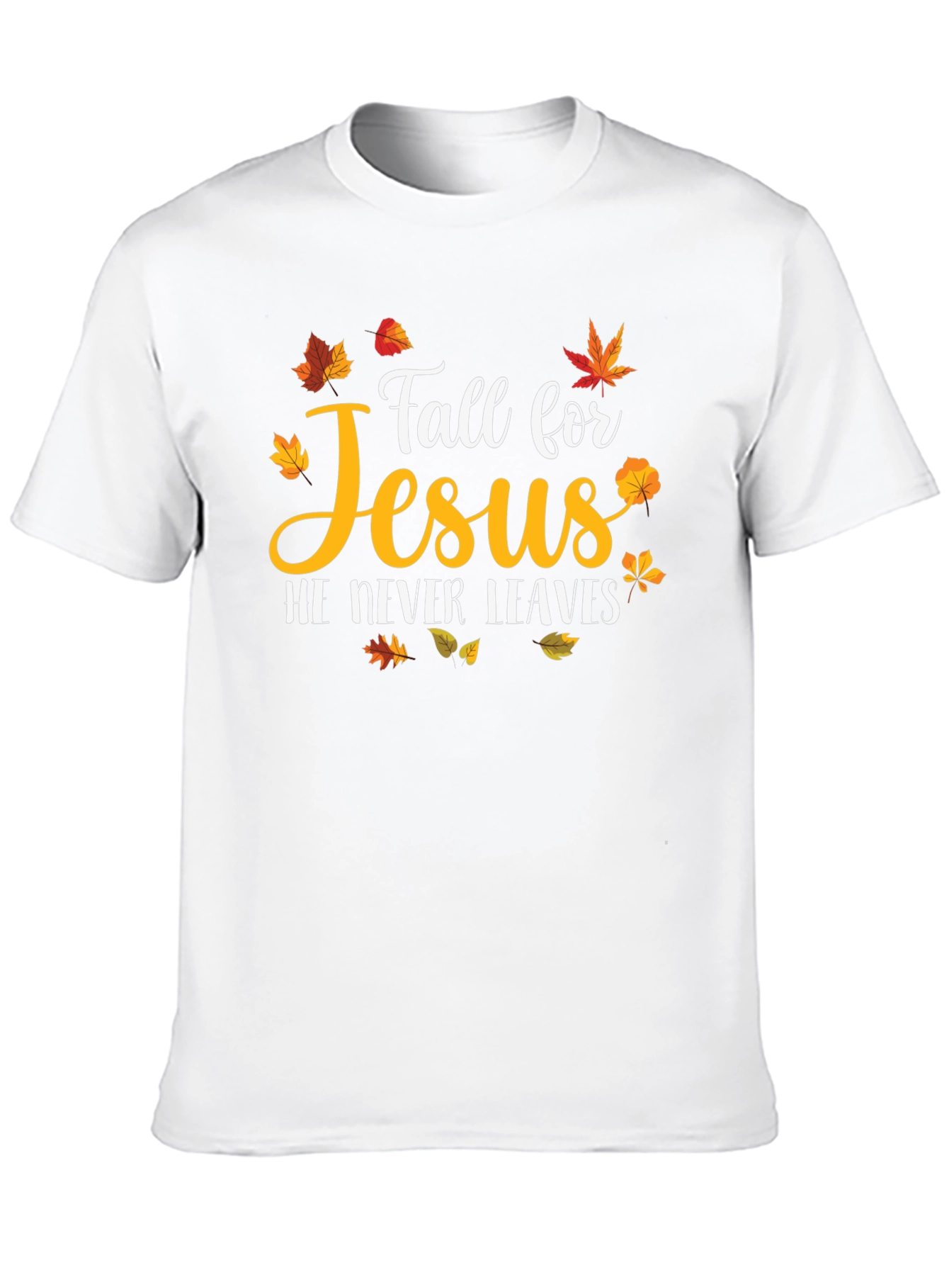 Fall For Jesus Black T-Shirt