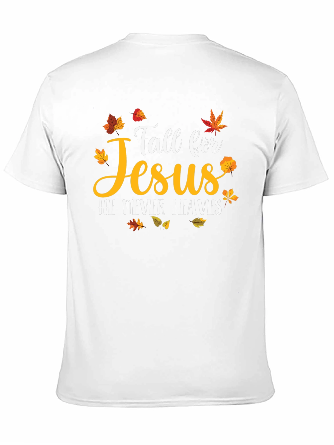 Fall For Jesus Black T-Shirt