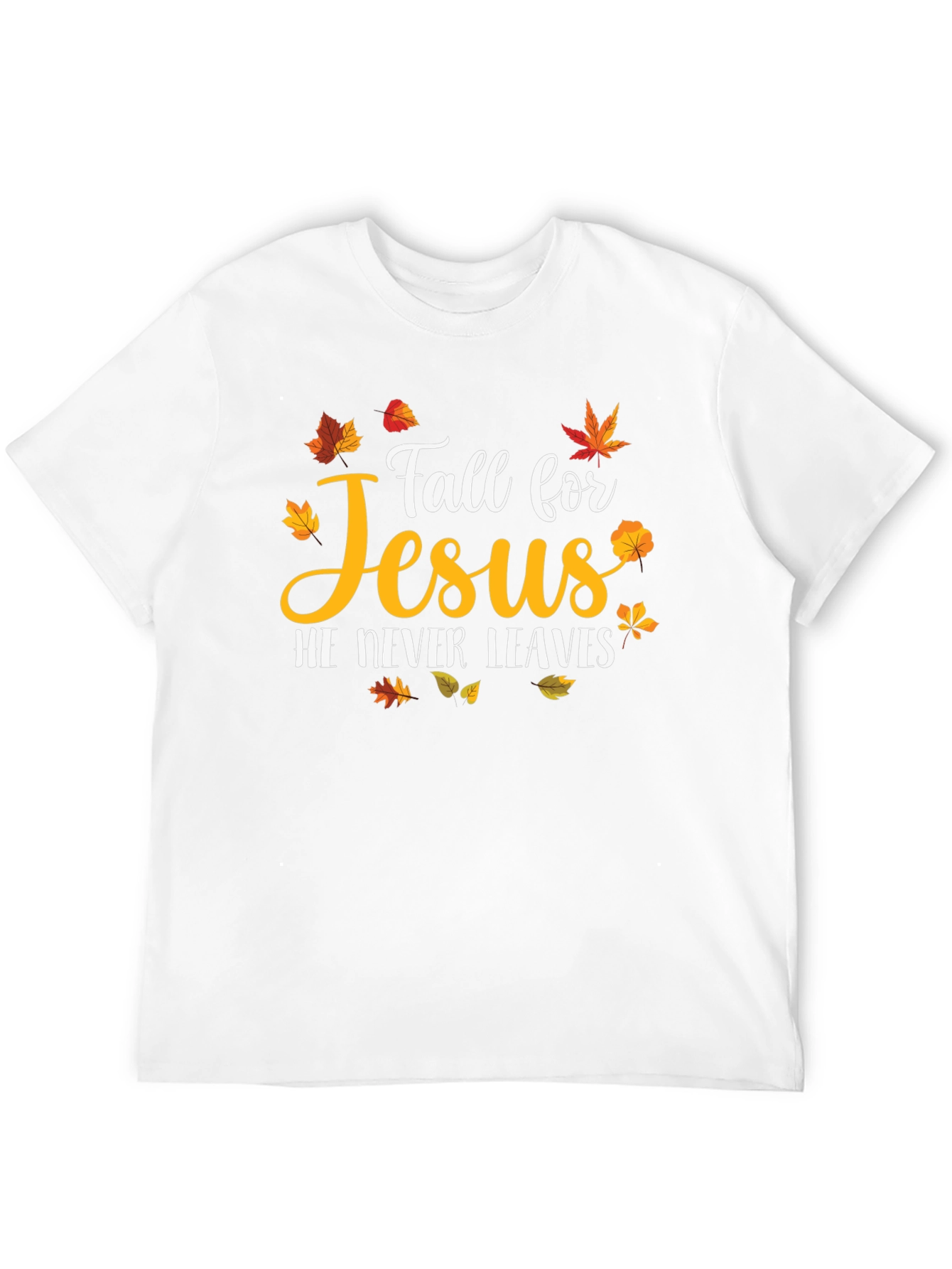 Fall For Jesus Black T-Shirt