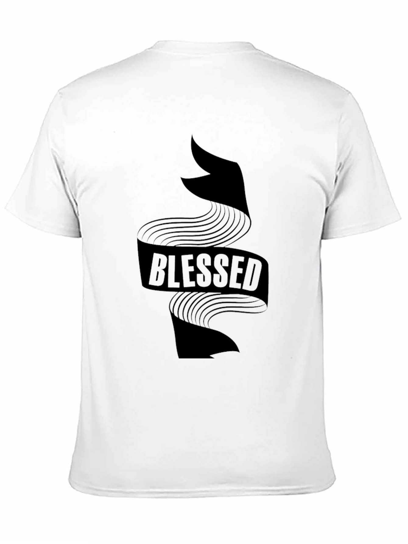 Blessed Graphic Print Crewneck T-Shirt