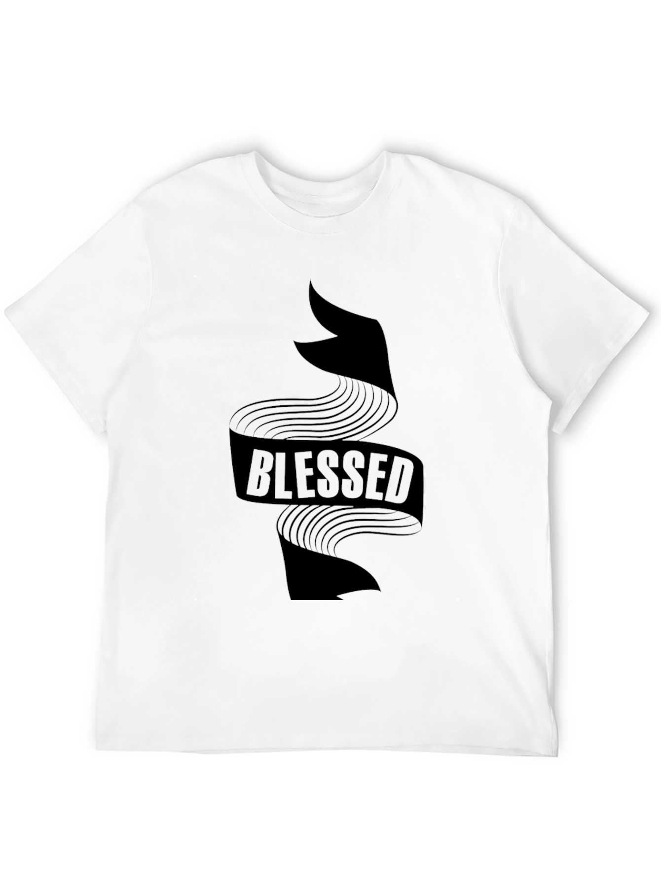 Blessed Graphic Print Crewneck T-Shirt