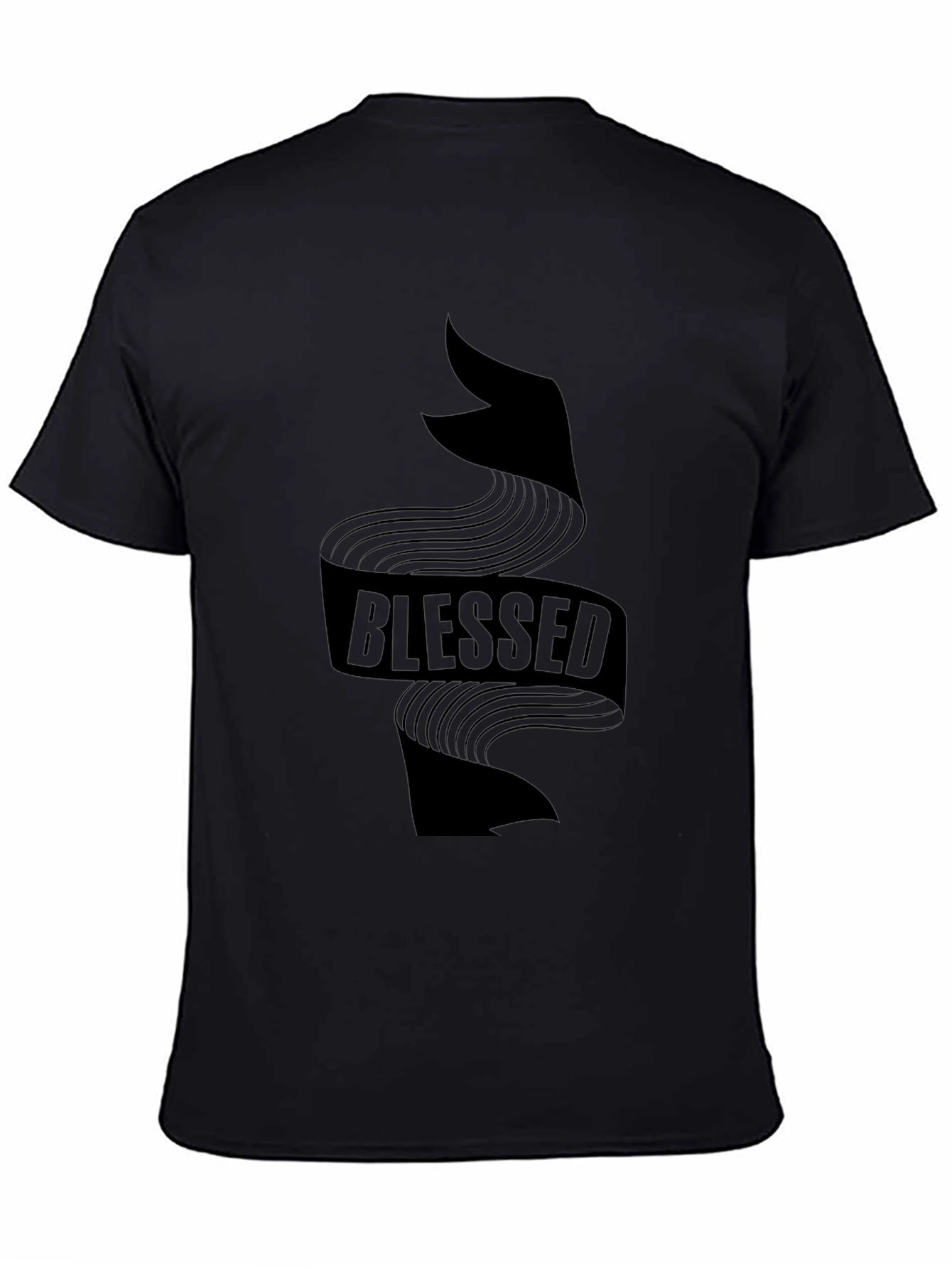 Blessed Graphic Print Crewneck T-Shirt