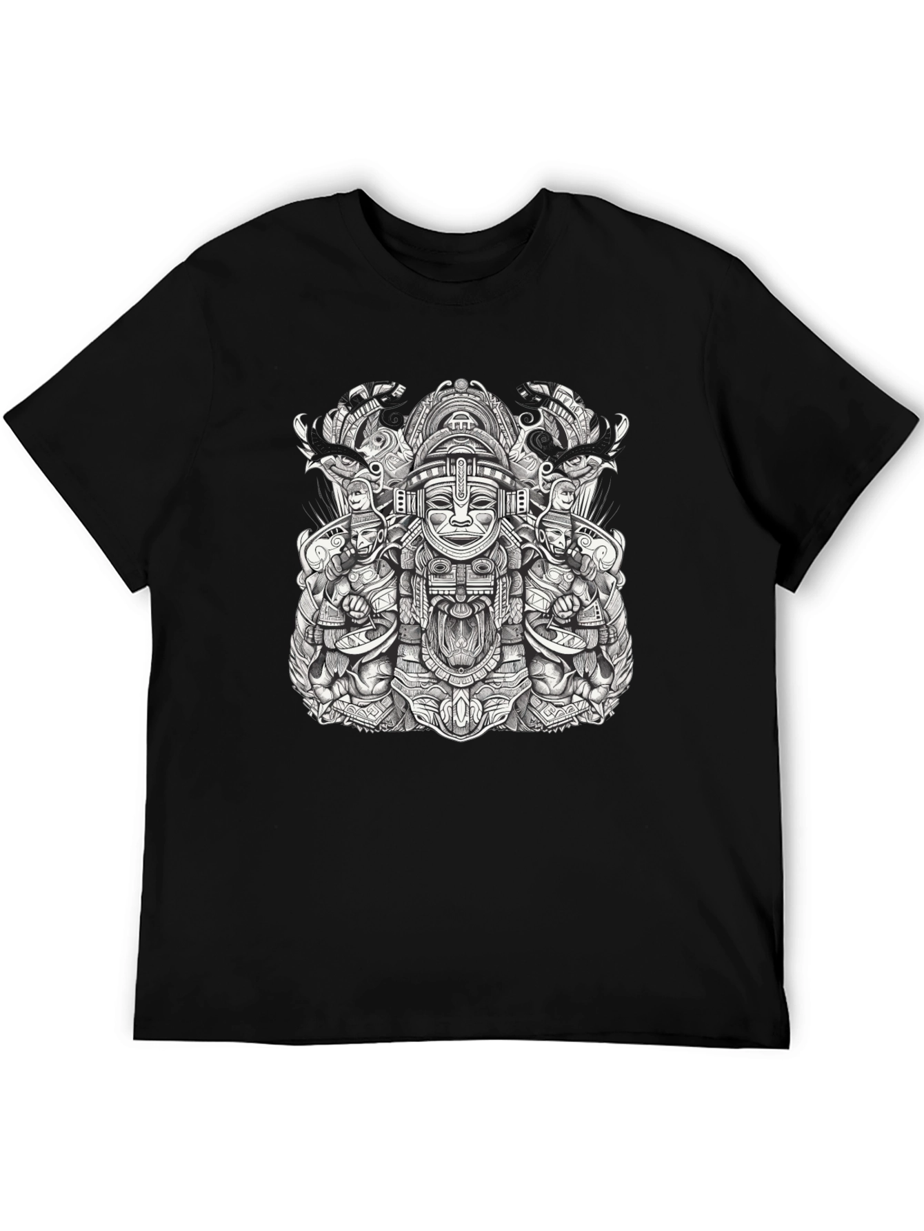 Tribal Art Black T-Shirt