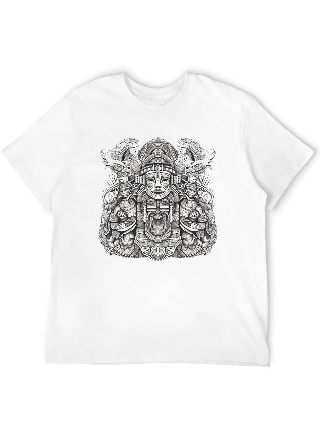 Tribal Art Black T-Shirt