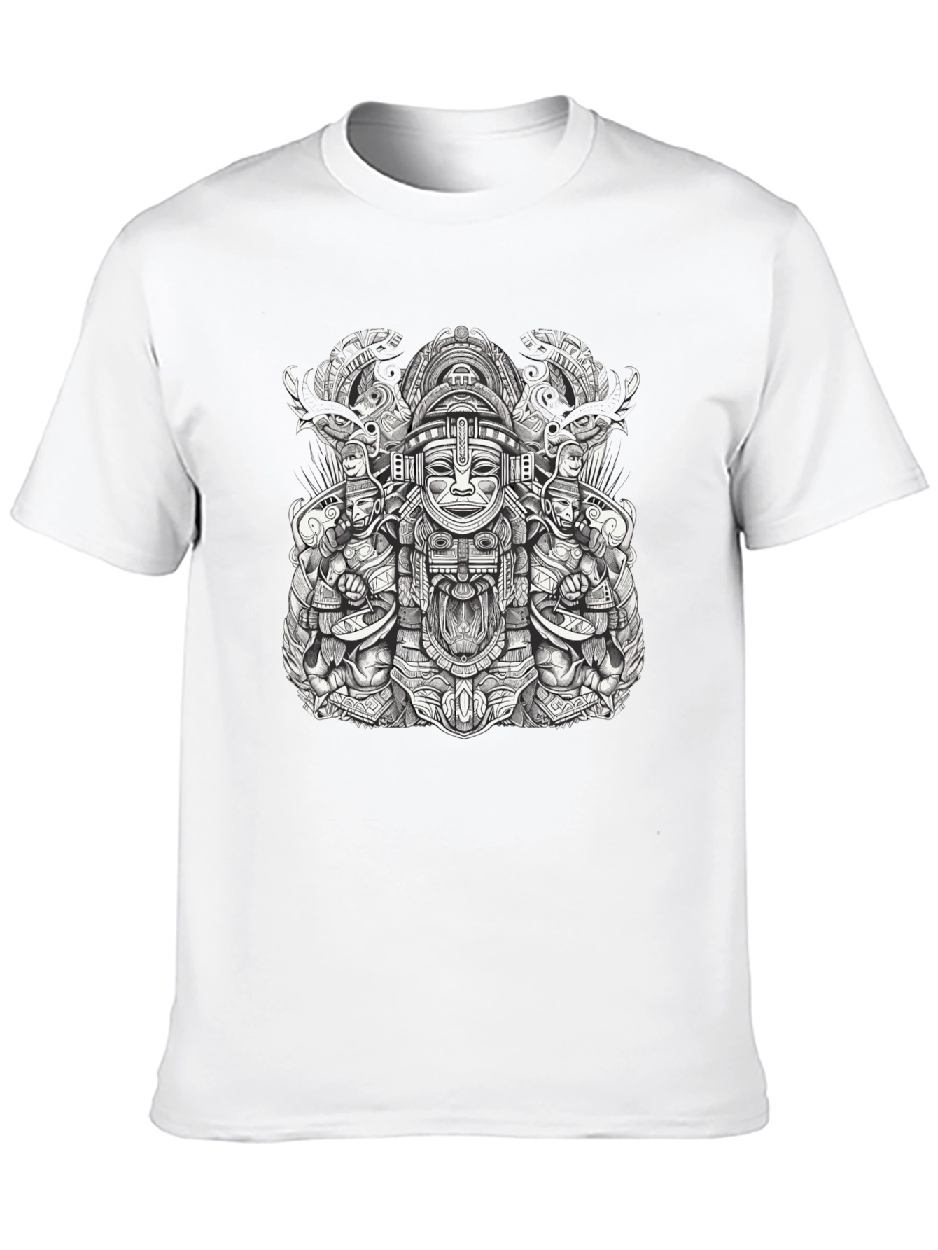 Tribal Art Black T-Shirt