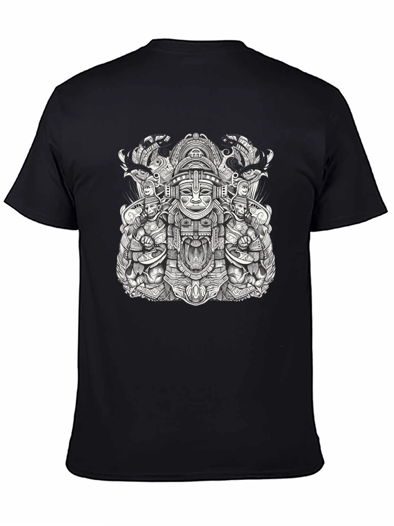 Tribal Art Black T-Shirt