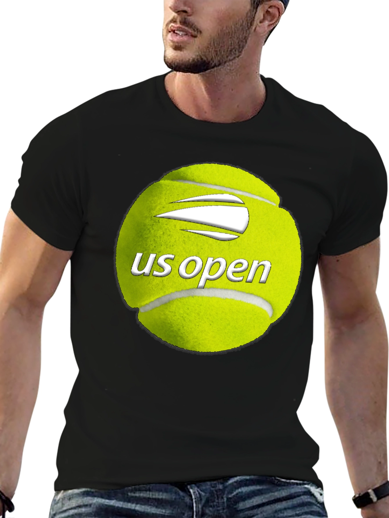 US Open Tennis Ball Graphic T-Shirt