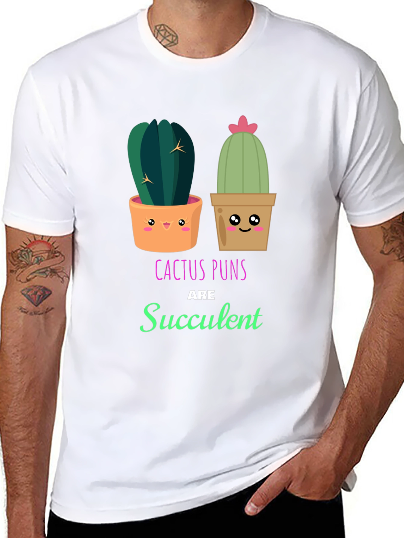 Cactus Pun T-Shirt - Succulent Humor