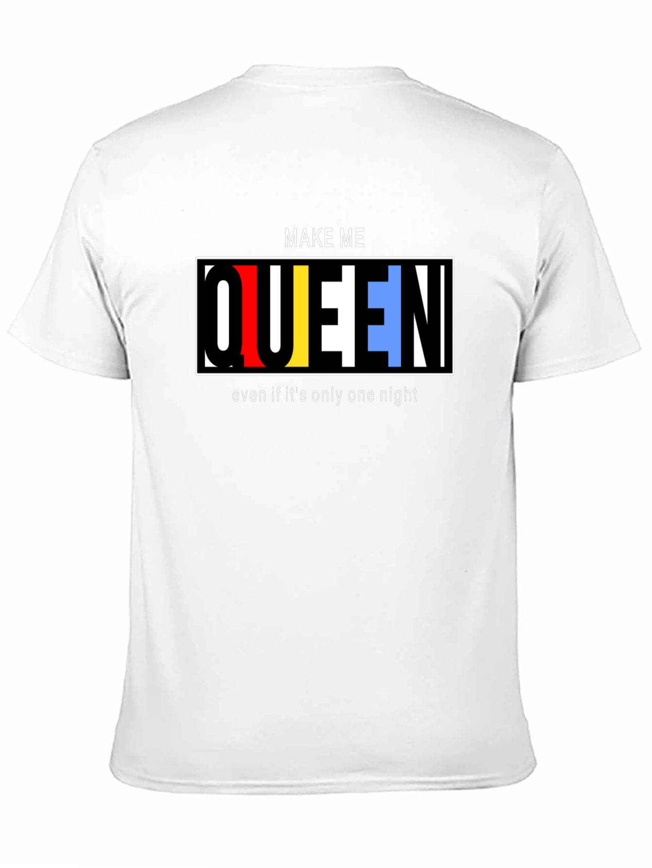 Make Me Queen Graphic T-Shirt - Black
