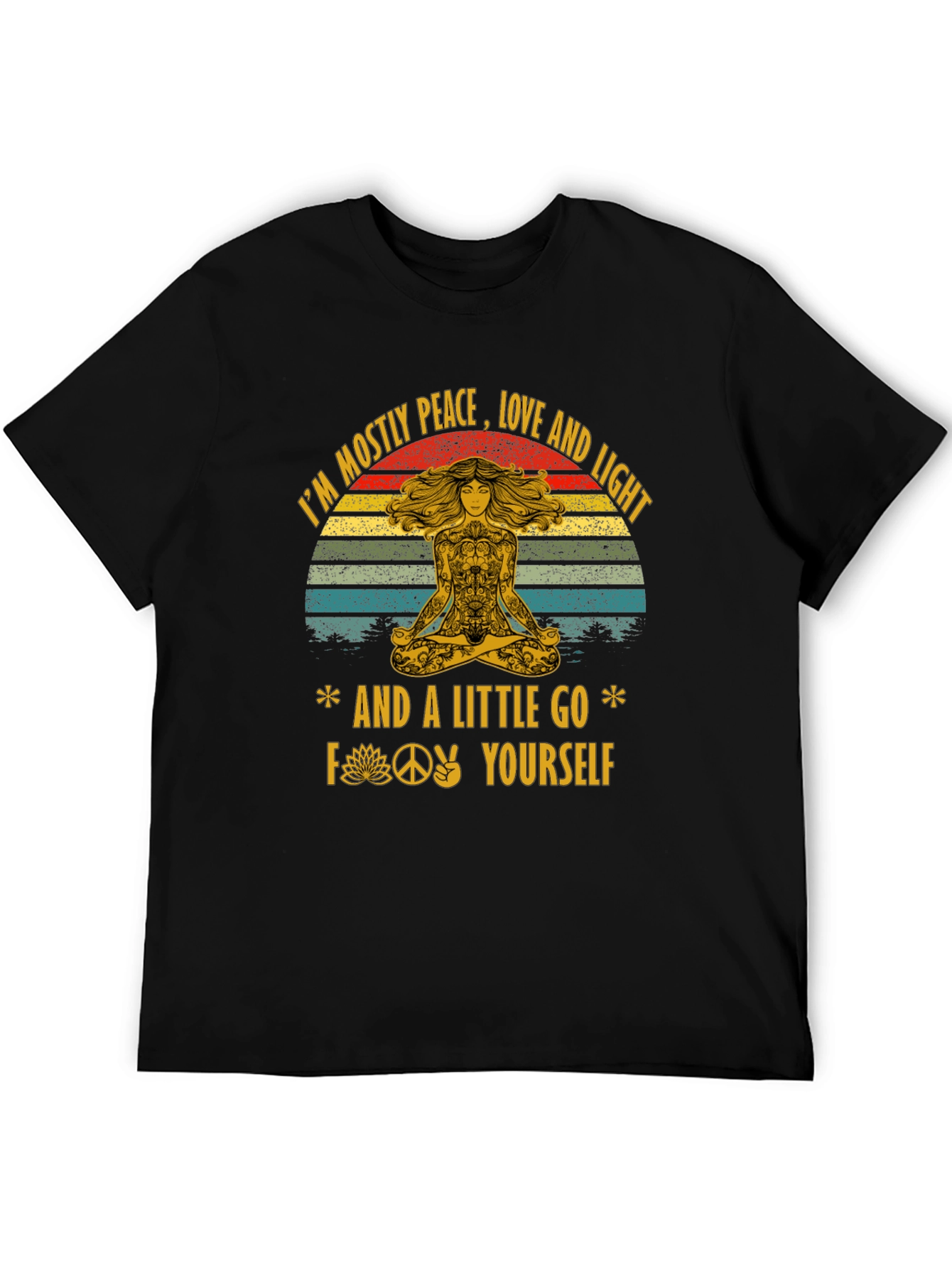 Peace Love and Light Graphic T-Shirt